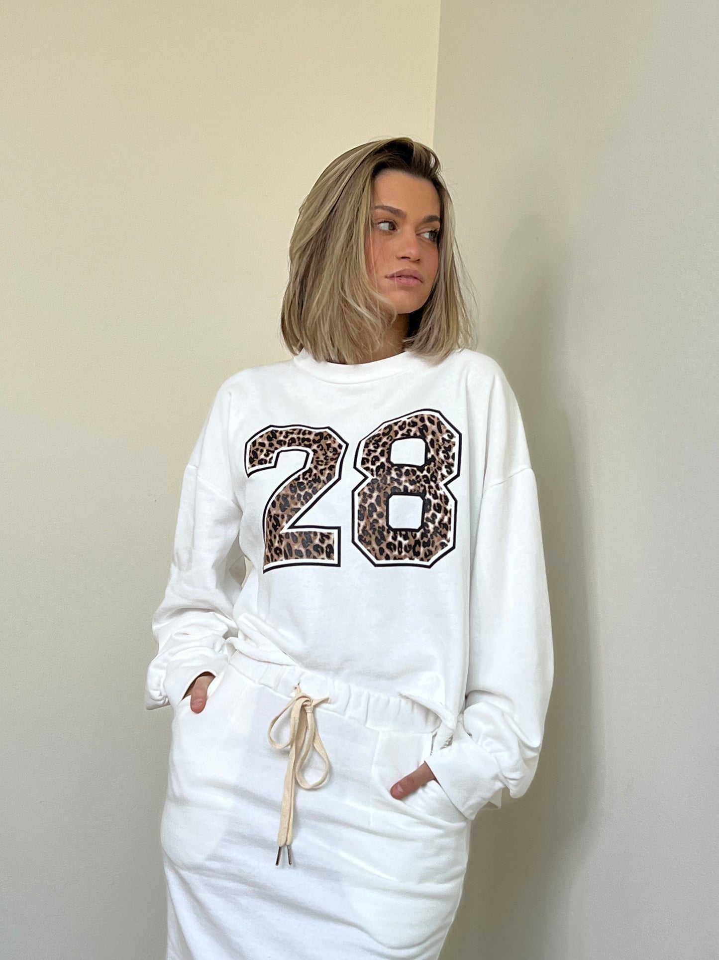 JANA SET IN FELPA BIANCO
