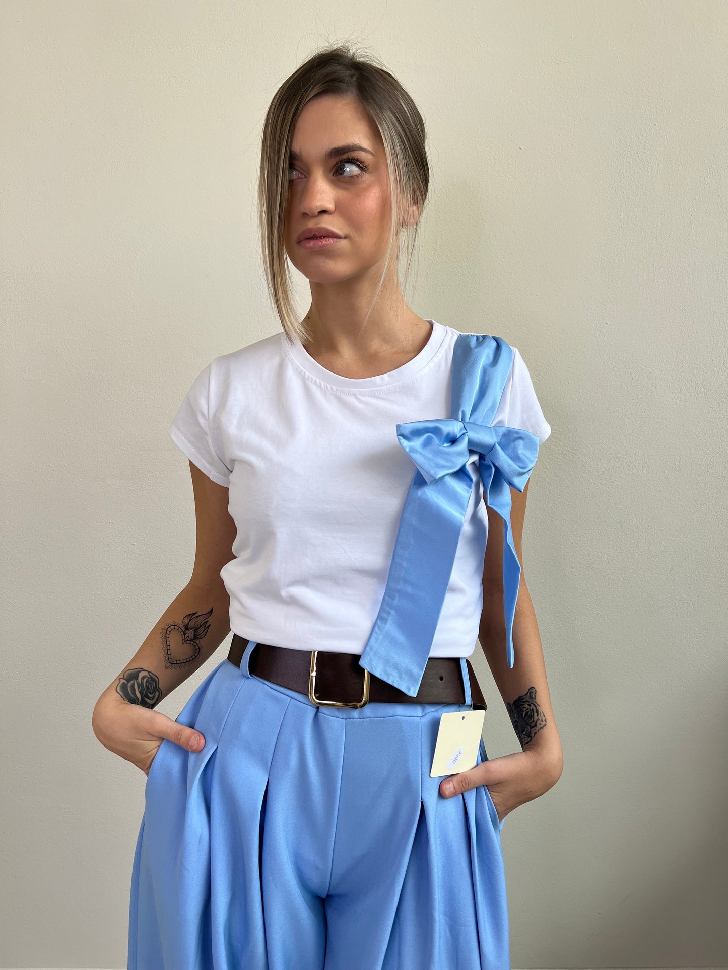 MIRIAM PANTALONE A PALAZZO AZZURRO