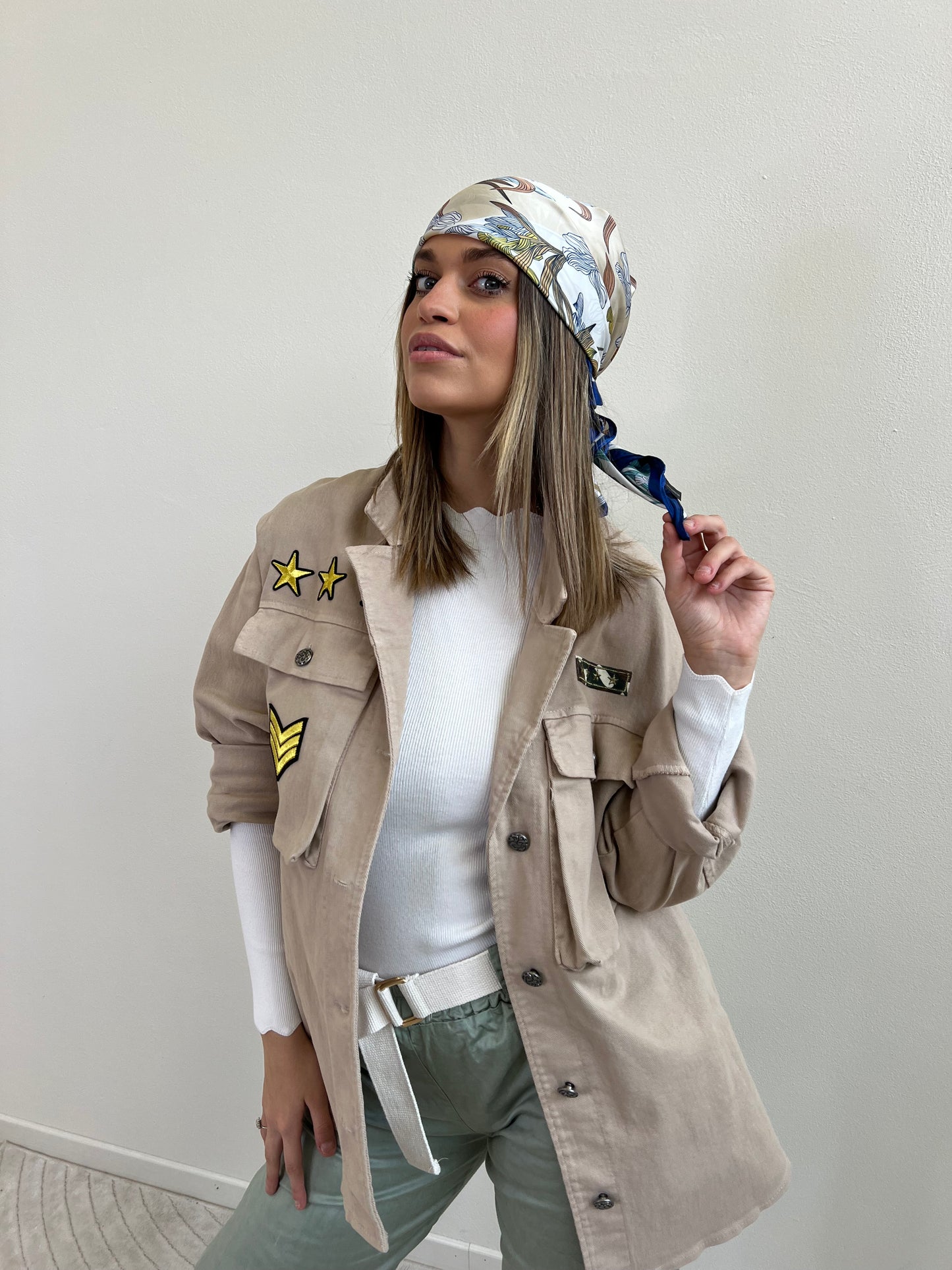 FOULARD STAMPA FLOREALE