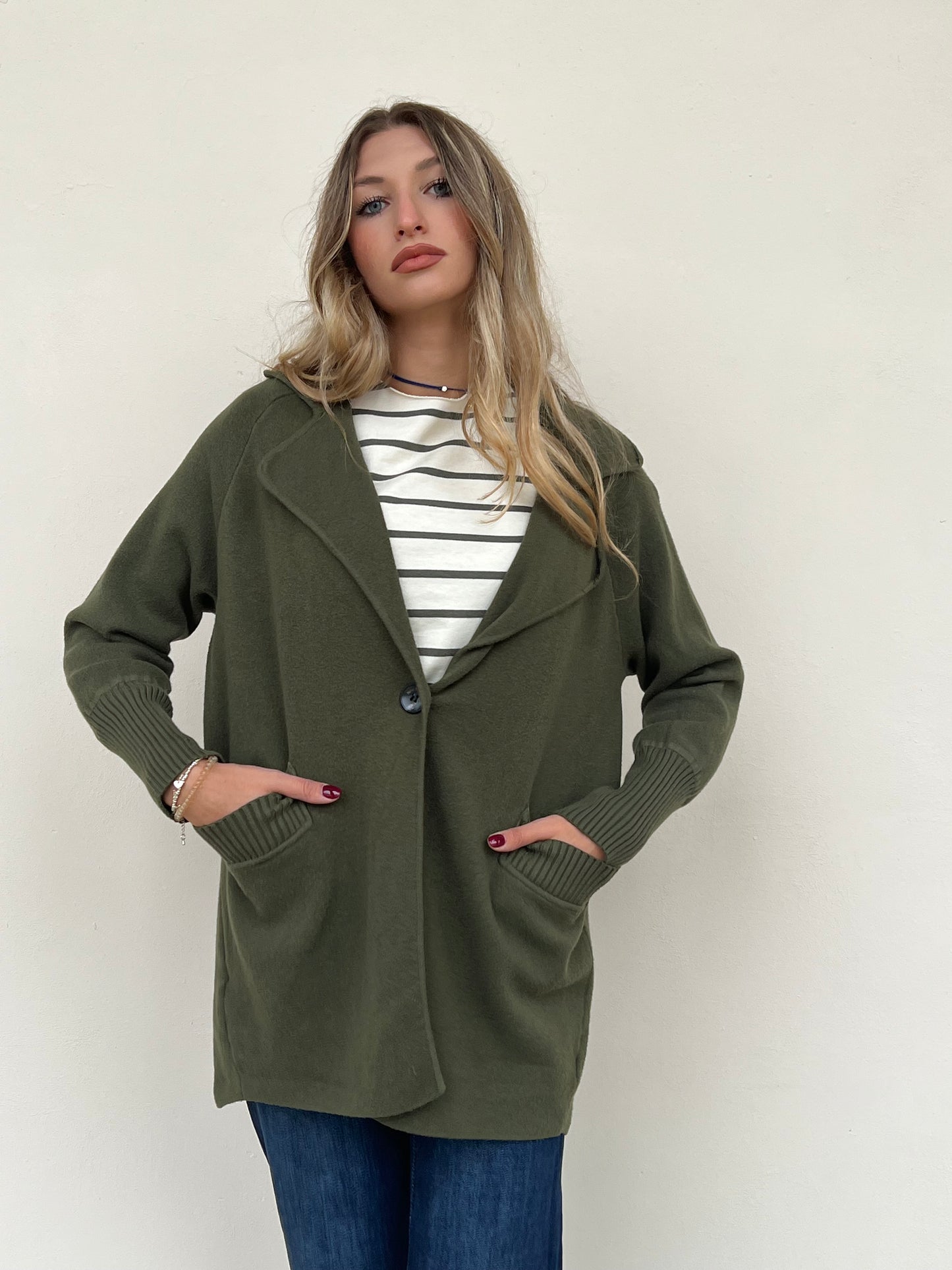 LIZ GIACCA IN MAGLIA. VAR.BOSCO