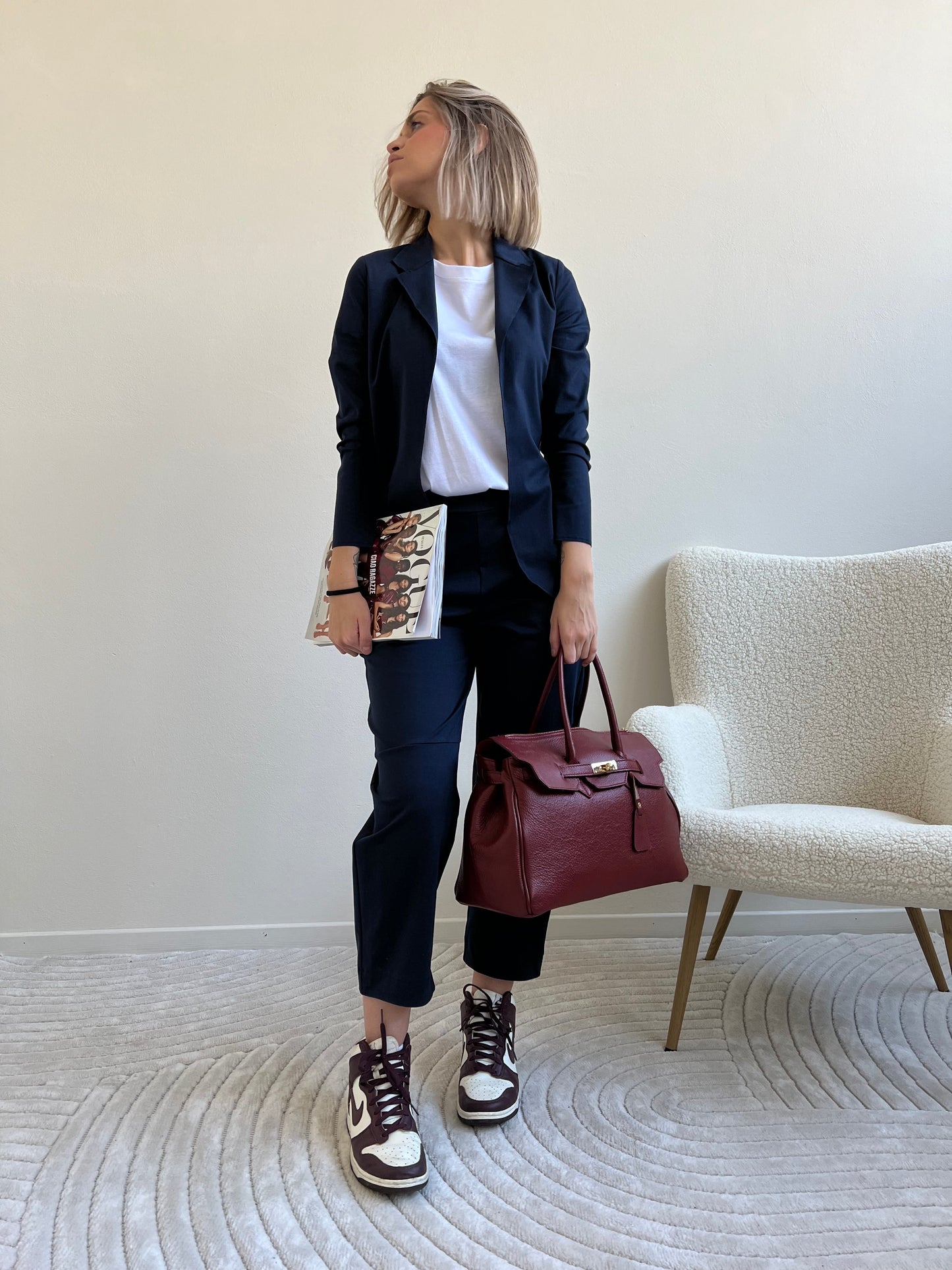 LENNY TAILLEUR BLU NAVY TAGLIA M