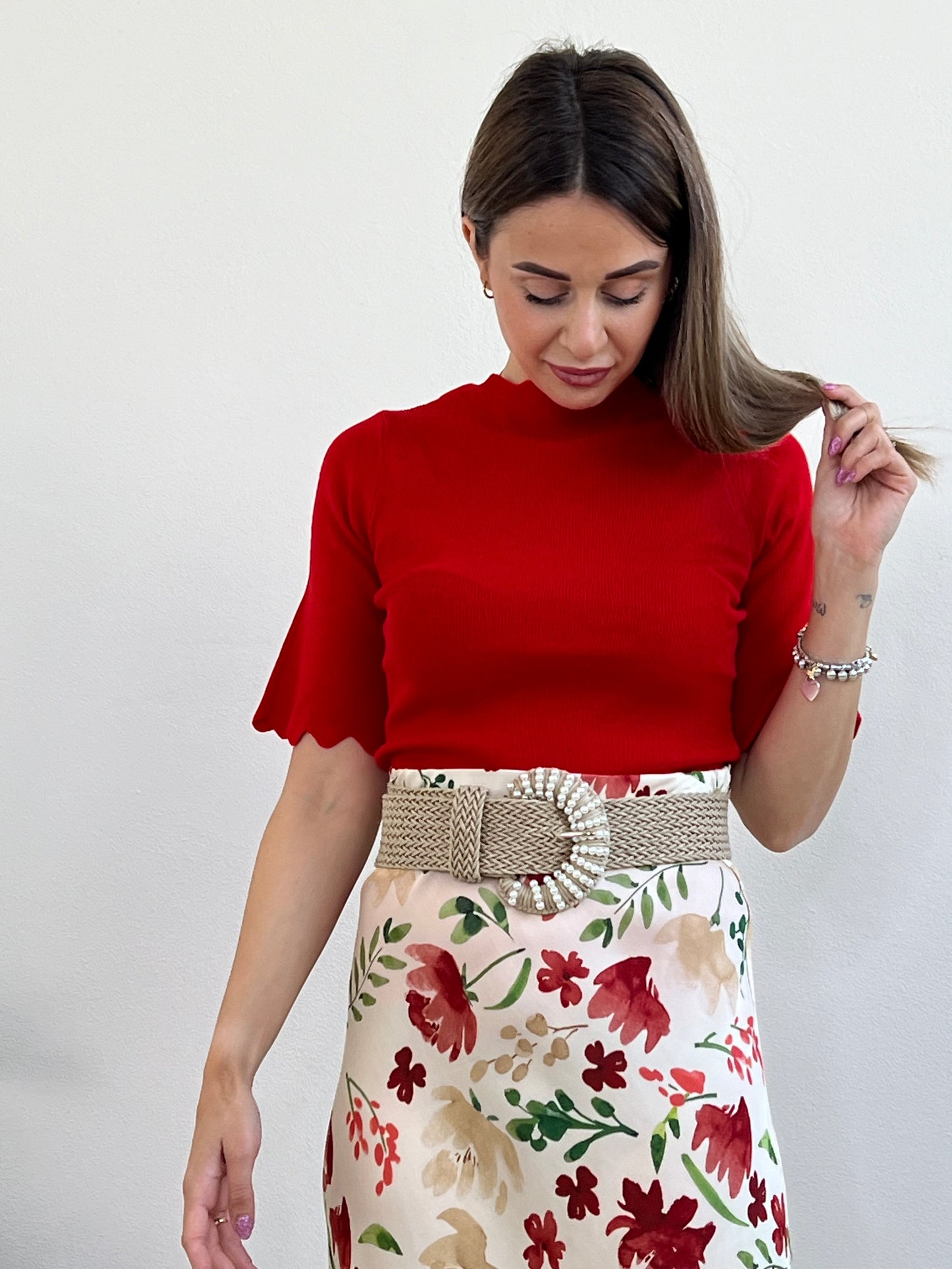 MIETTA PULL SMERLATO GERANIO