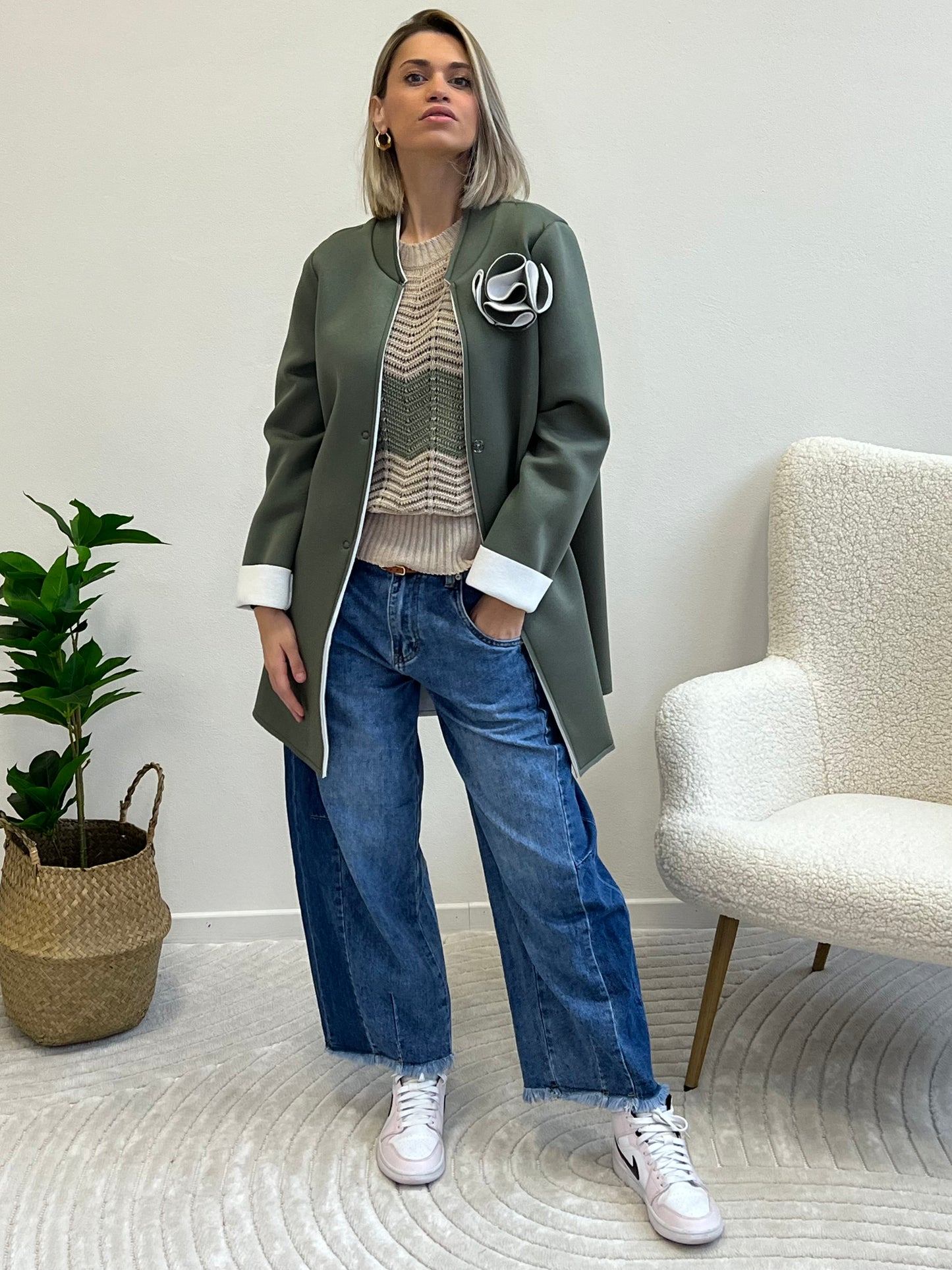 IRIS CAPPOTTINO NEOPRENE MILITARE