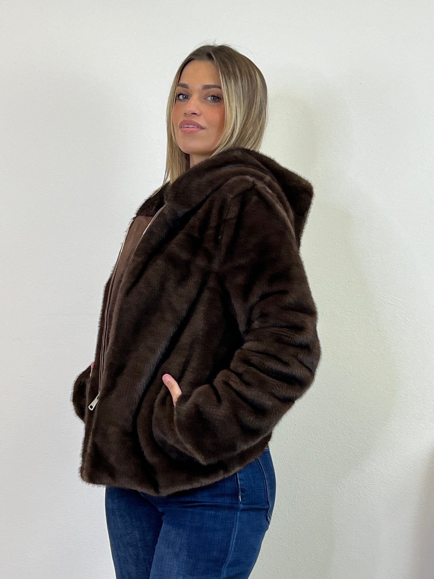 GIUBBINO ECO - FUR VISONE