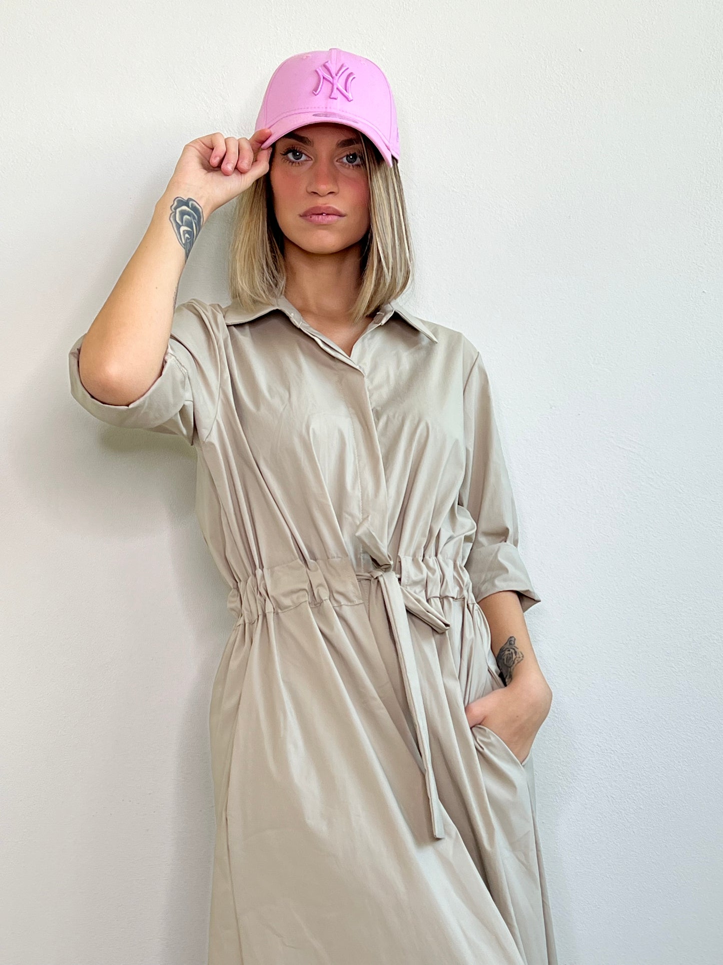 NOEMI CHEMISIER BEIGE