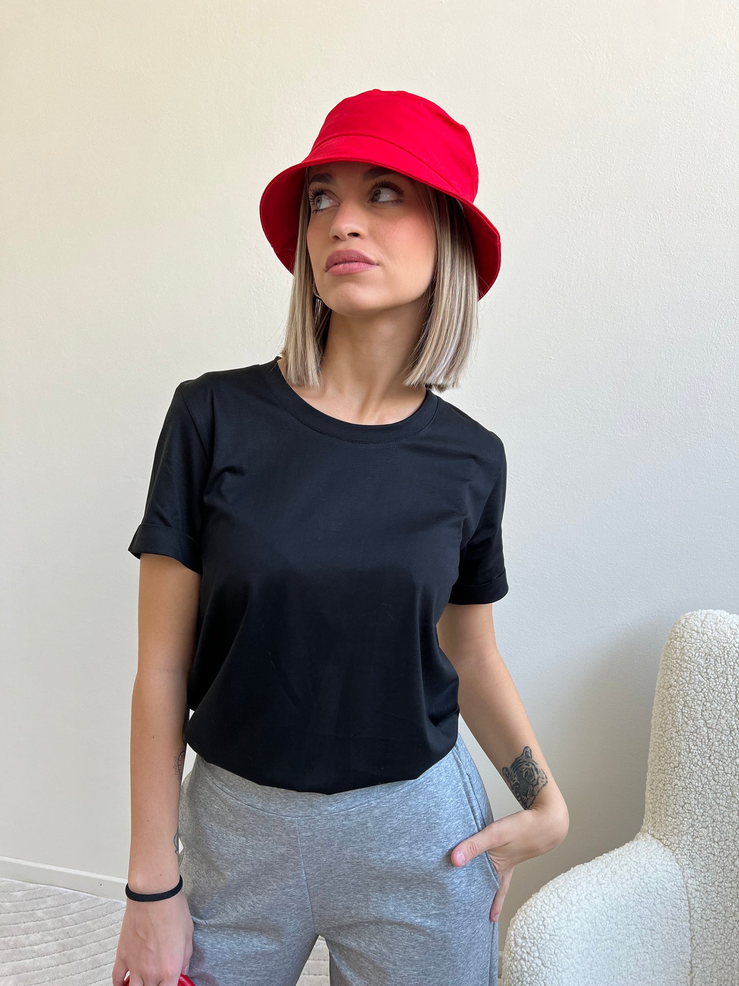 T.SHIRT BASIC NERO