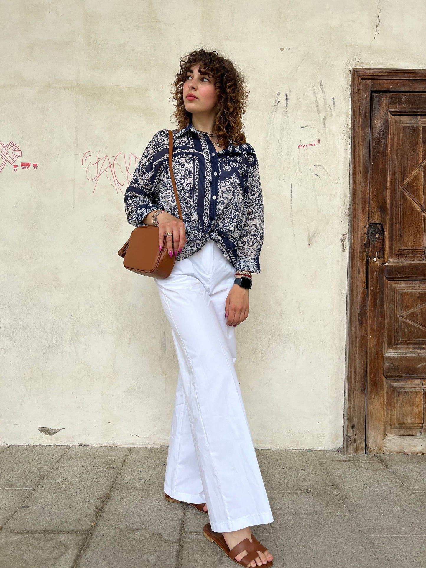 FRESH pantalone var.bianco TG.L