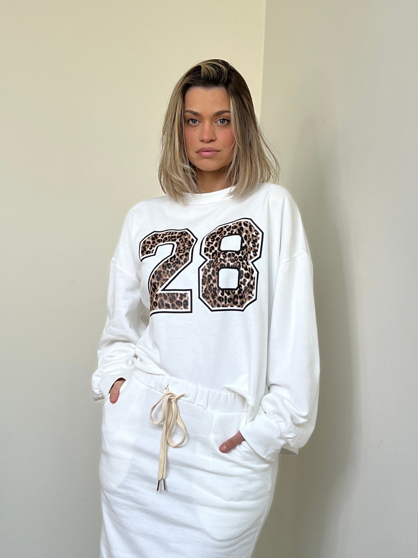 JANA SET IN FELPA BIANCO