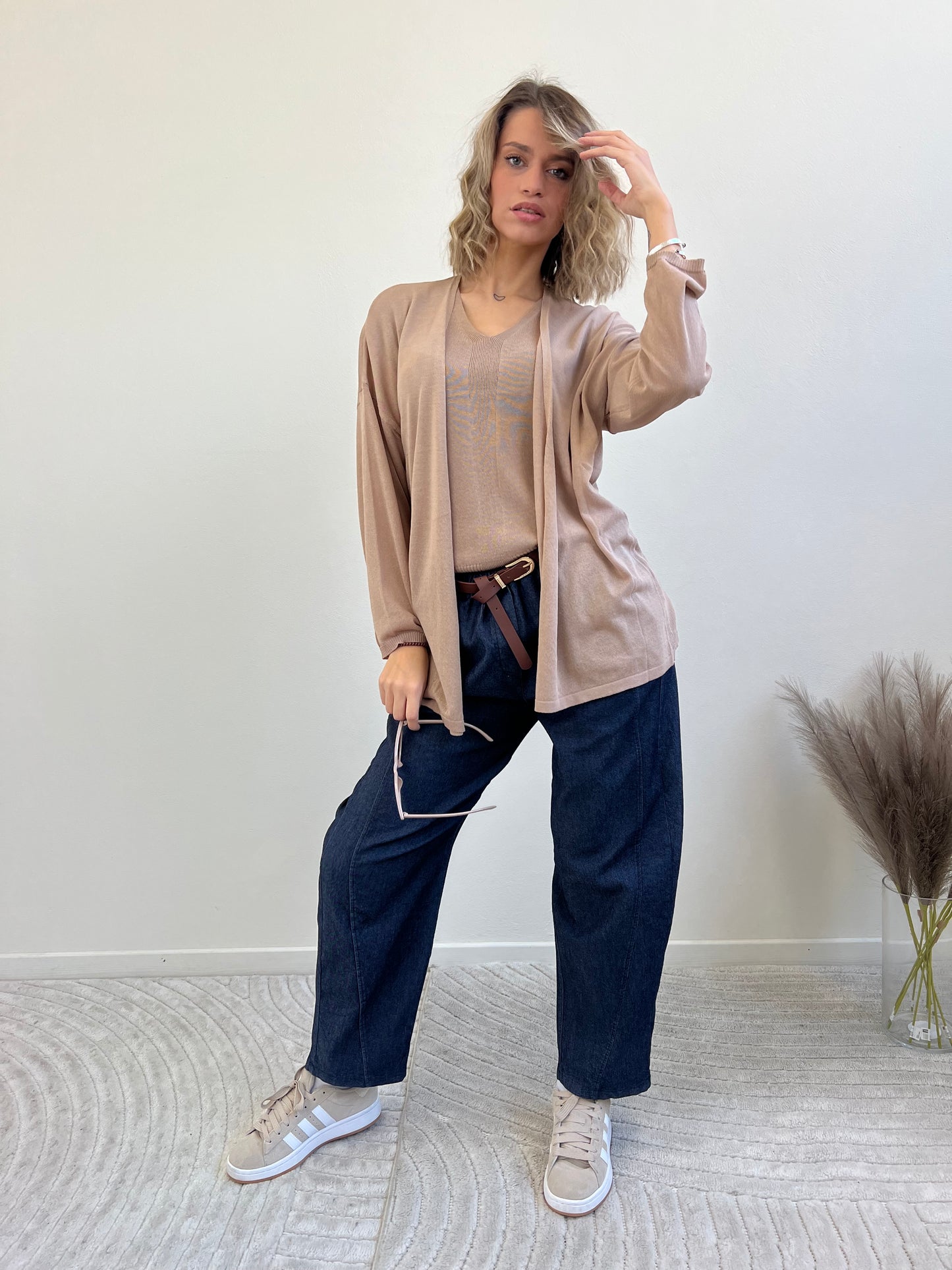 AMBRA CARDIGAN BISCOTTO