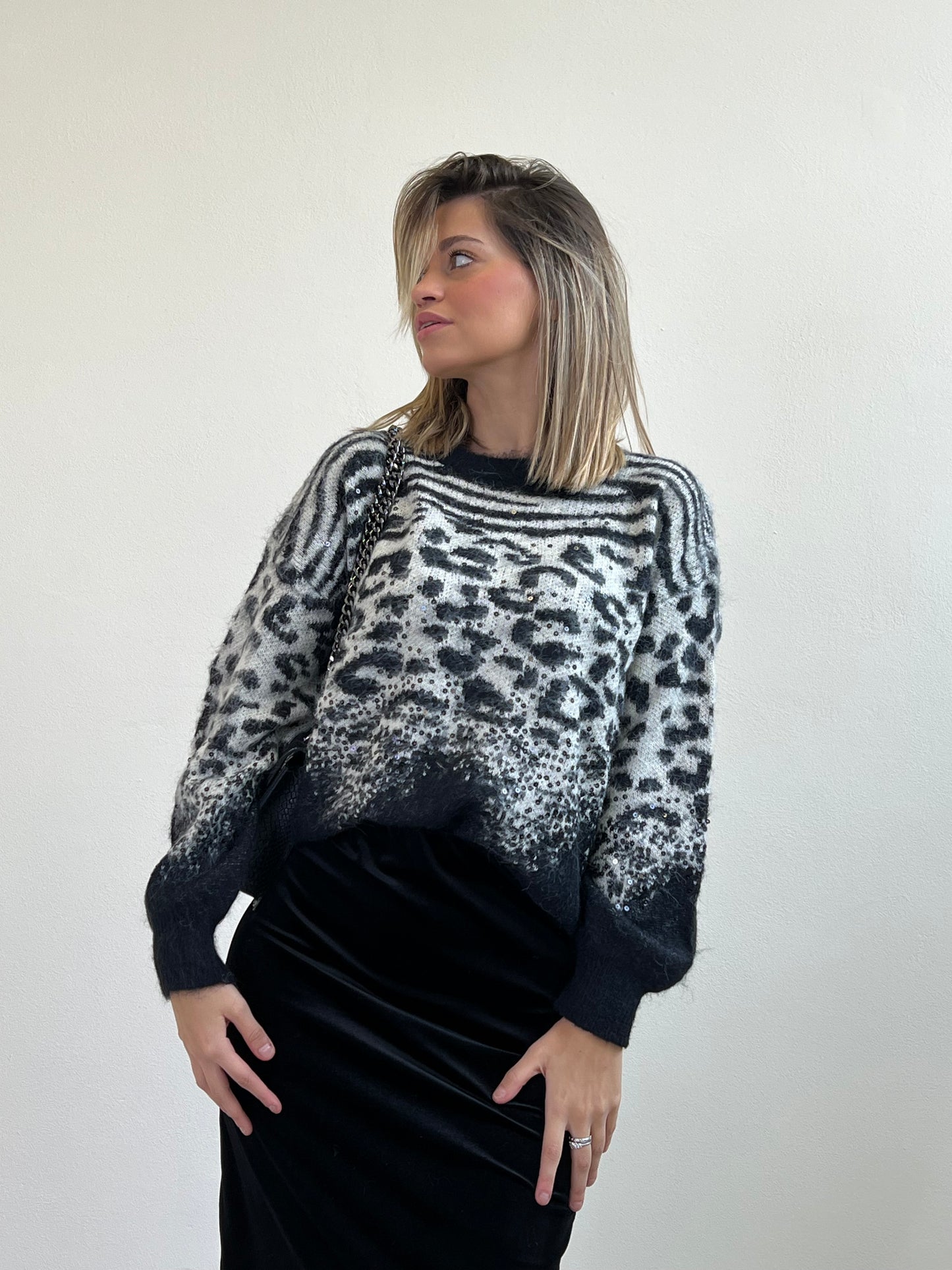 HERITAGE PULL MACULA & PAILLETTES