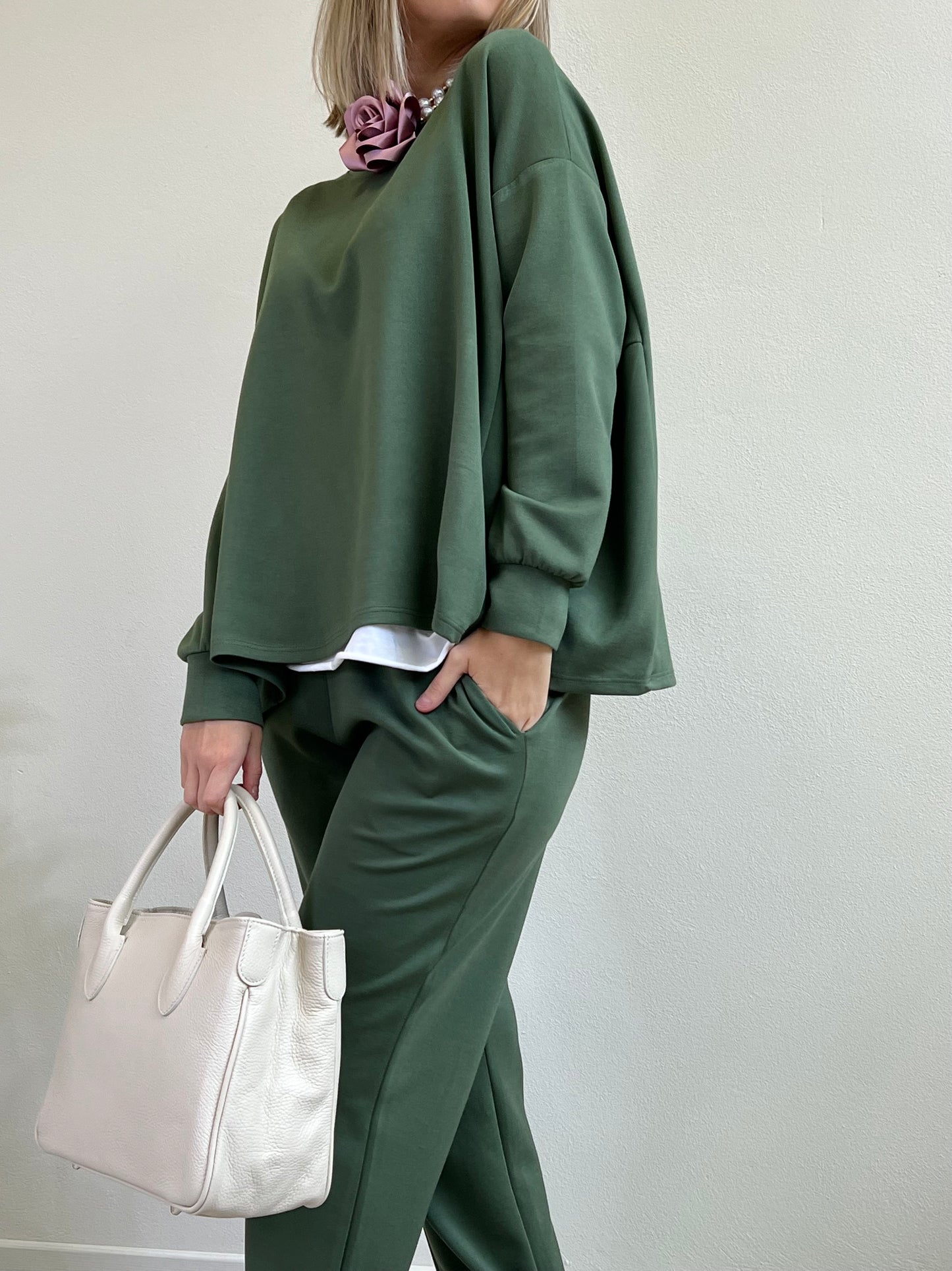 MILA SET TUTA VERDE CACTUS