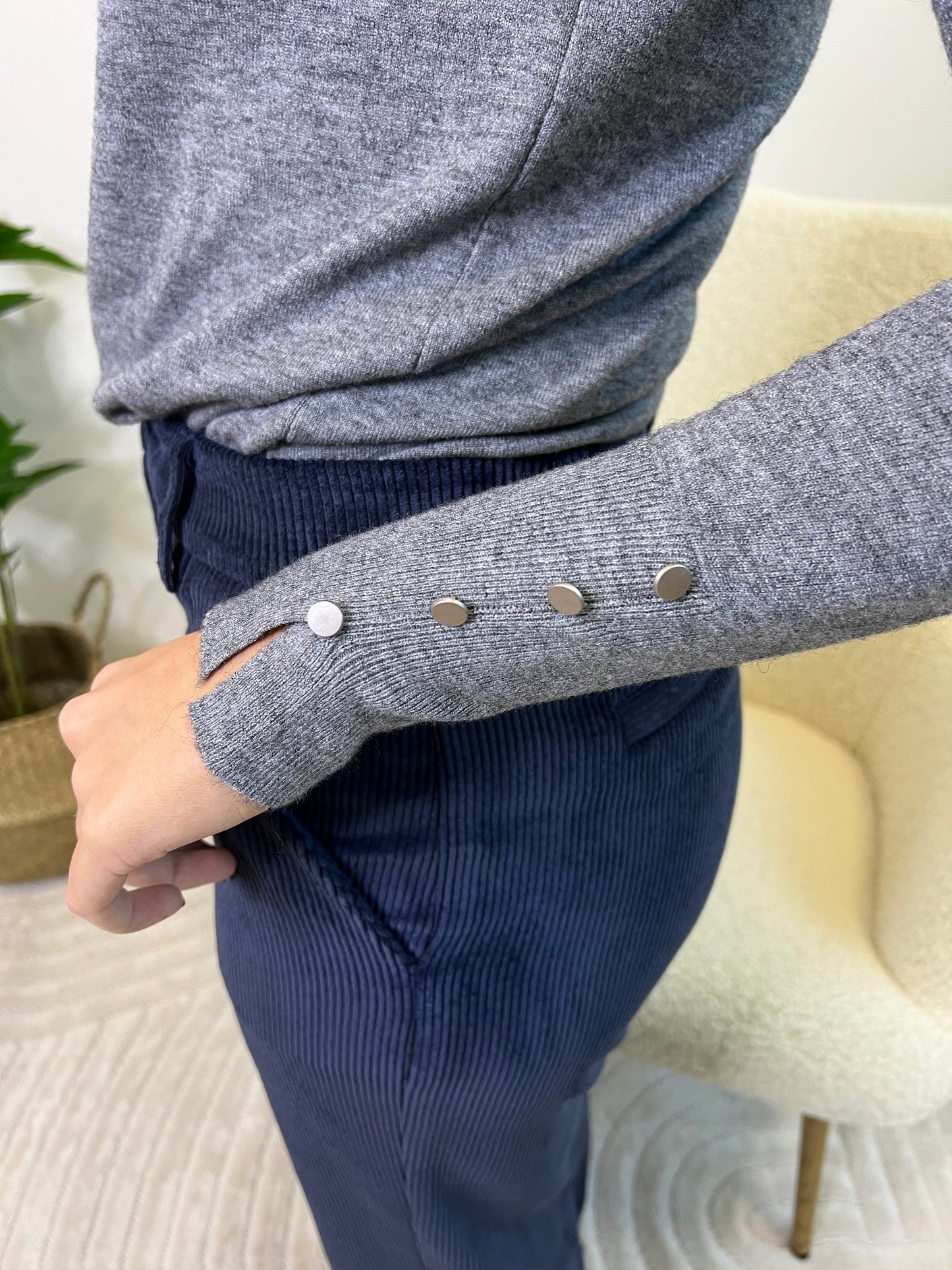 GRETA PULL DOLCEVITA GREY