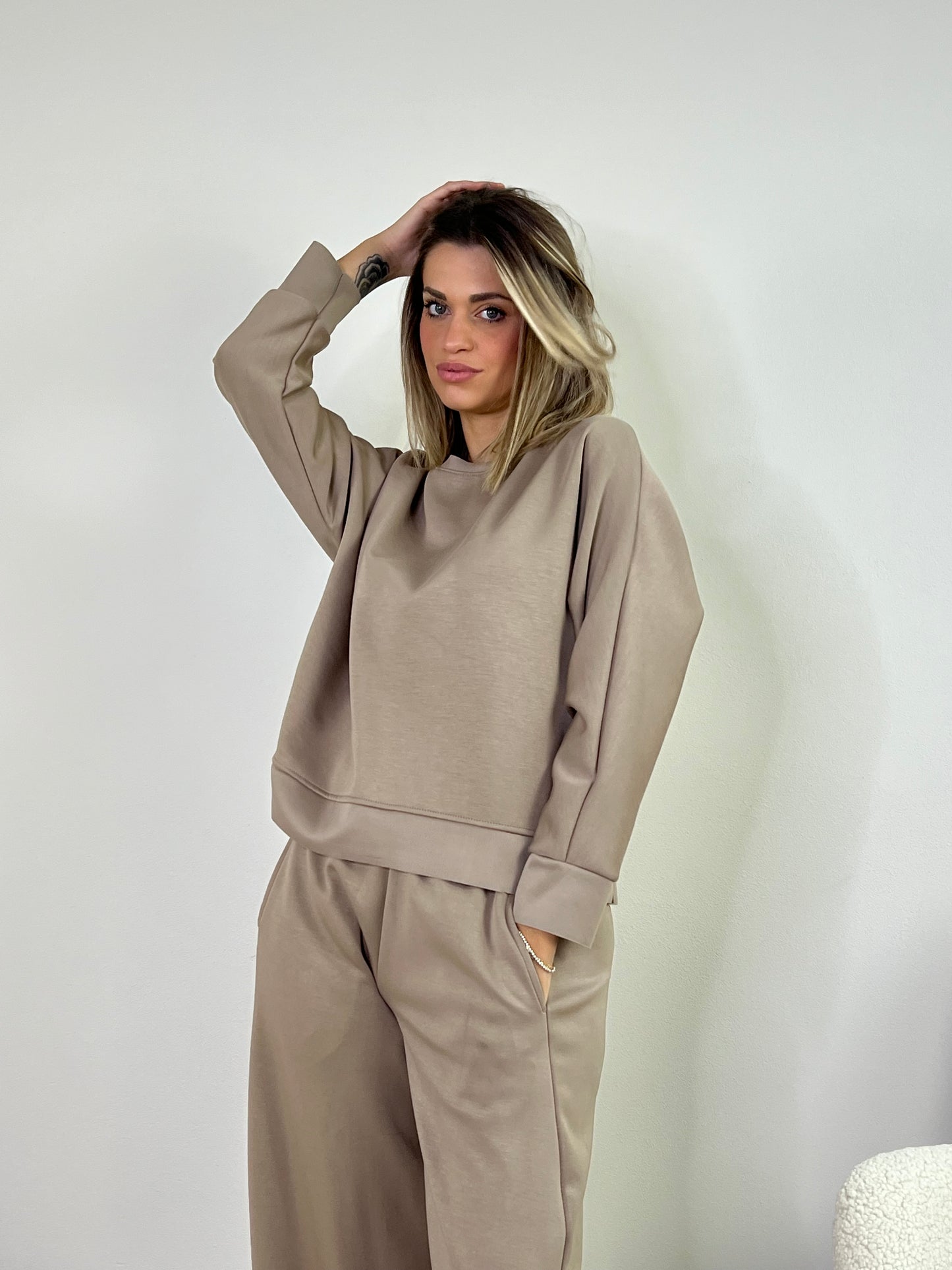 MILOS SET TUTA CAPPUCCINO