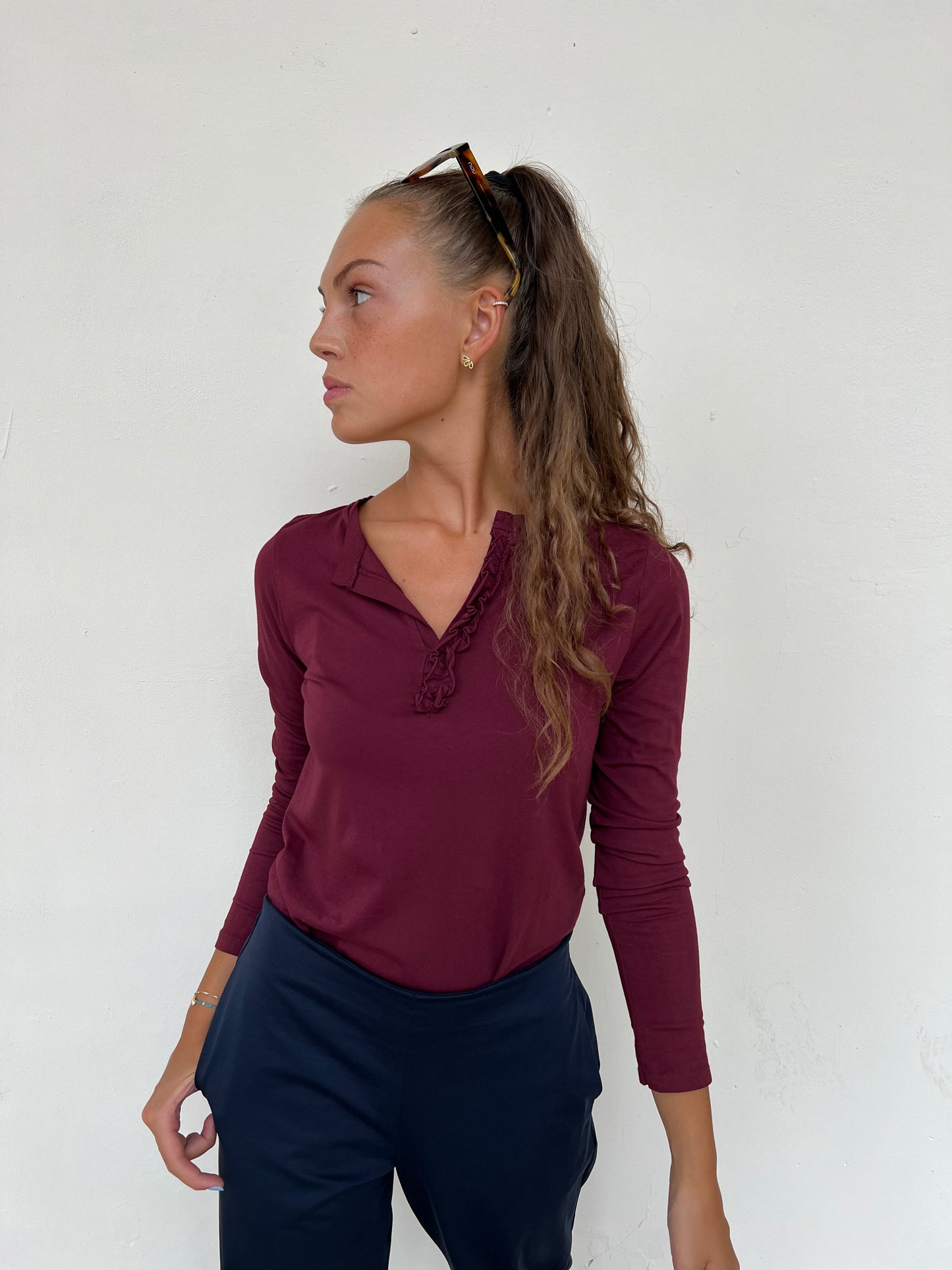 LESLY T.SHIRT BORGOGNA