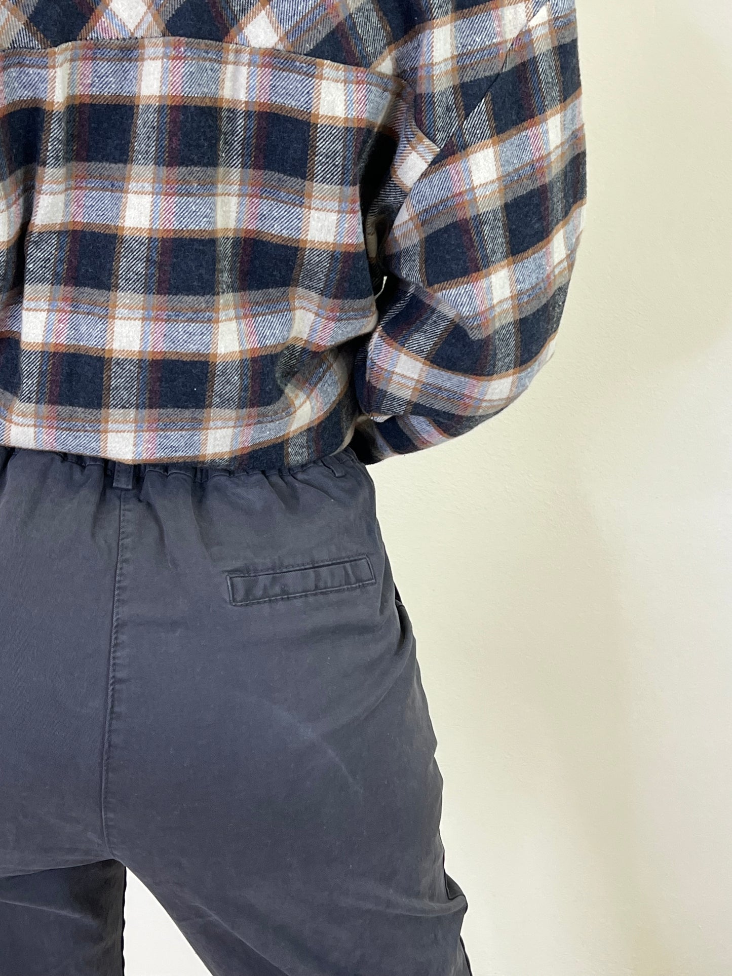 MILANO PANTALONE MOM FIT ANTRACITE taglia L
