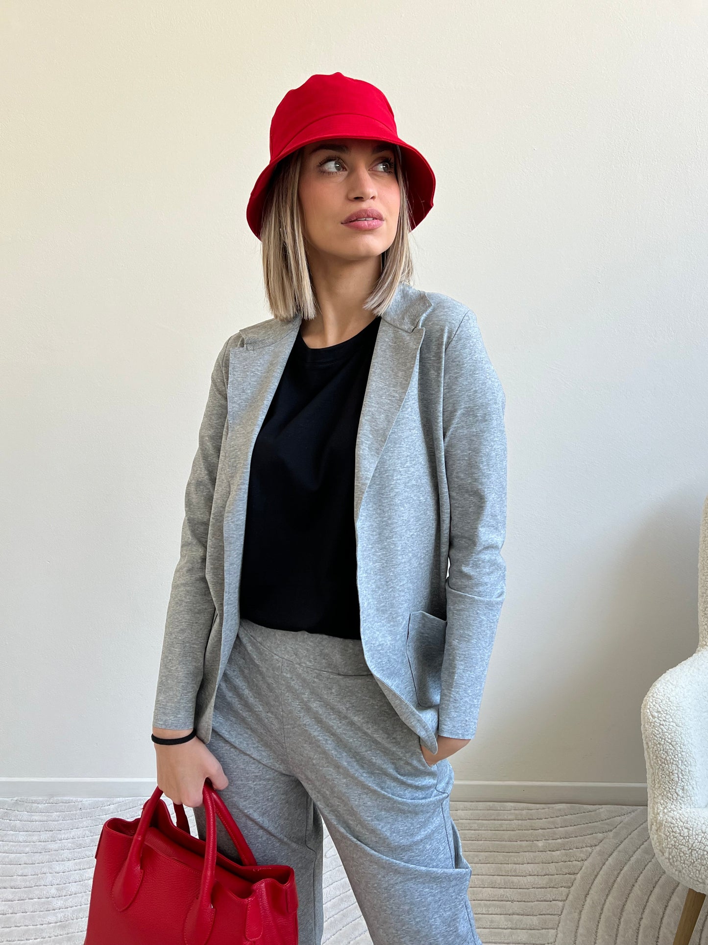 LENNY TAILLEUR GRIGIO TAGLIA M