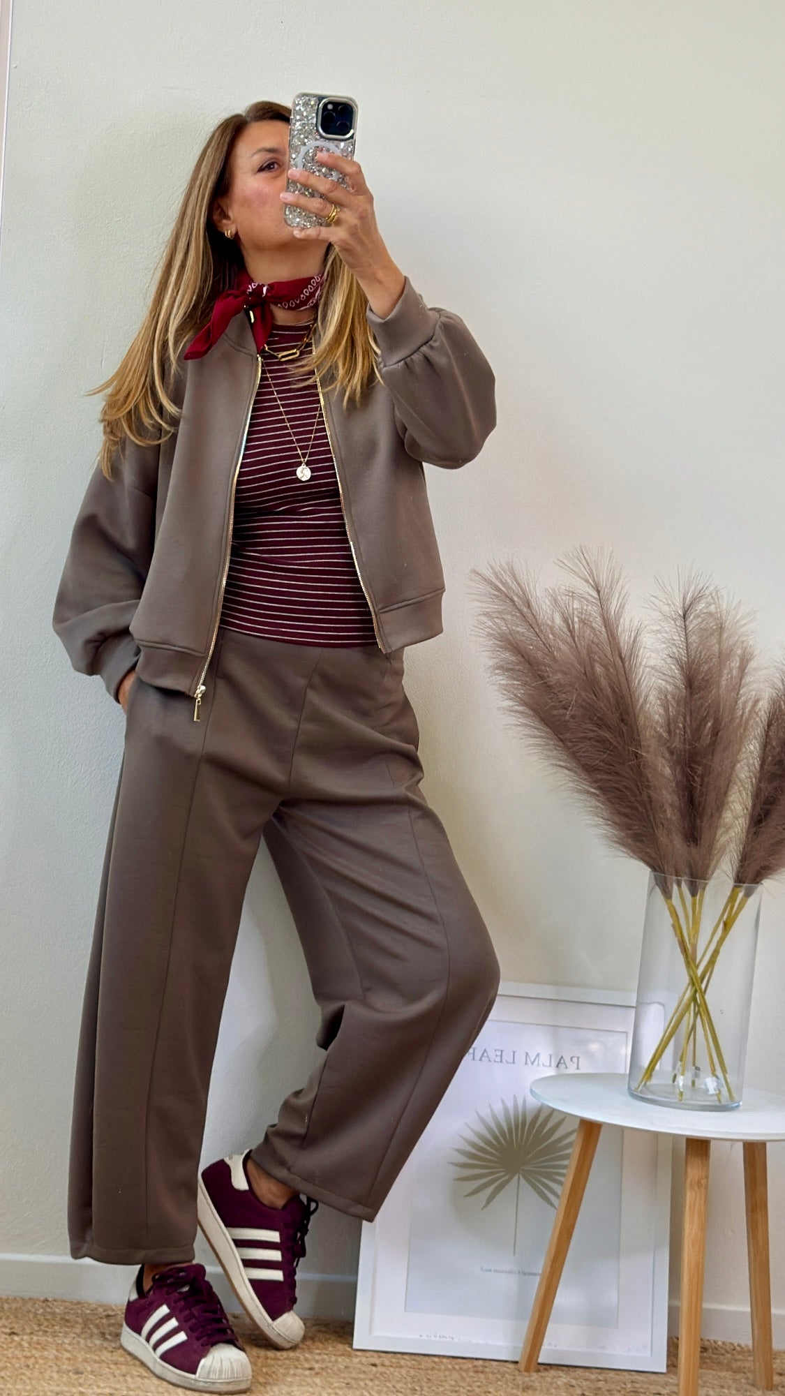 PANTALONE OVETTO FANGO