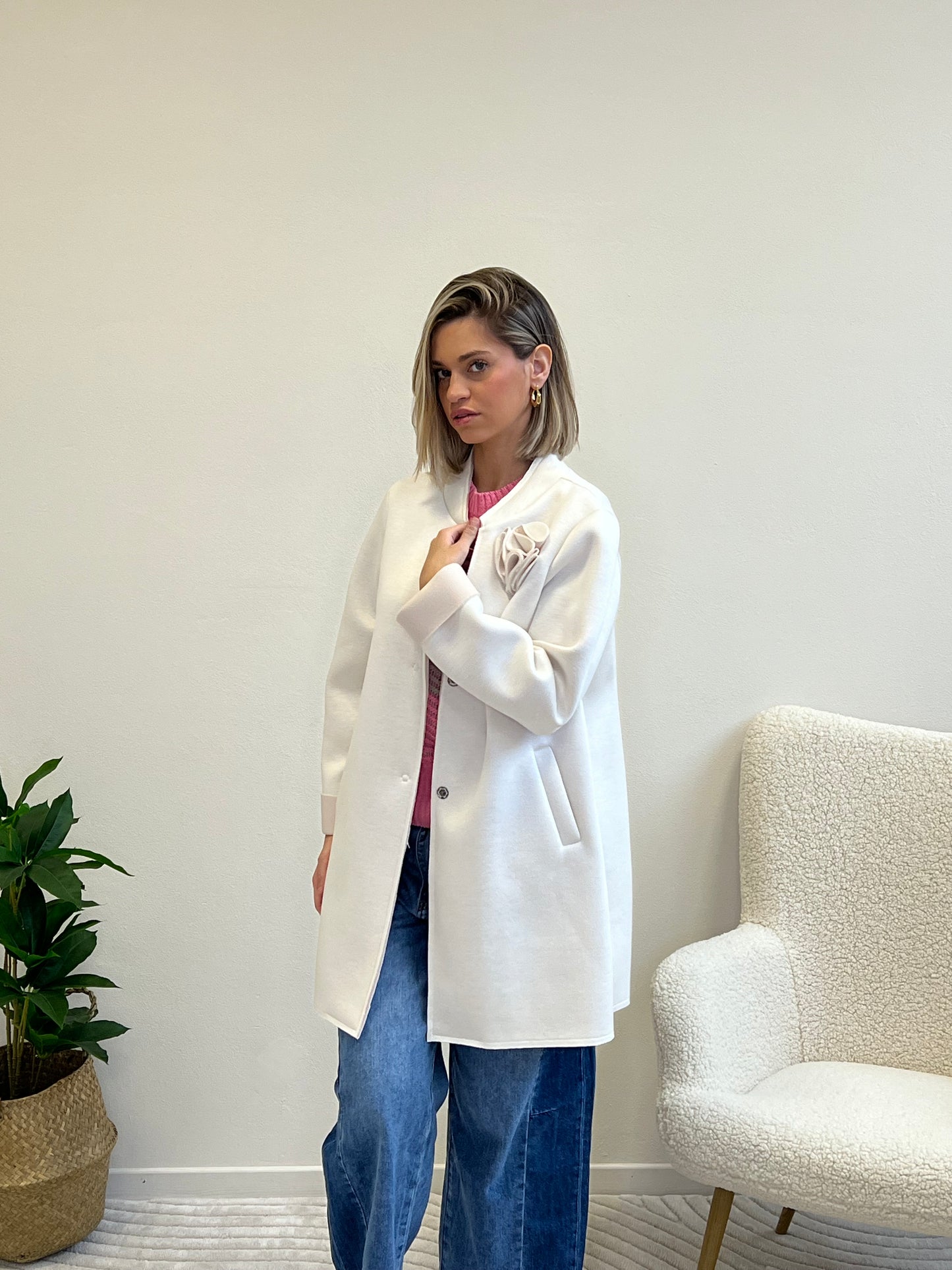 IRIS CAPPOTTINO NEOPRENE PANNA