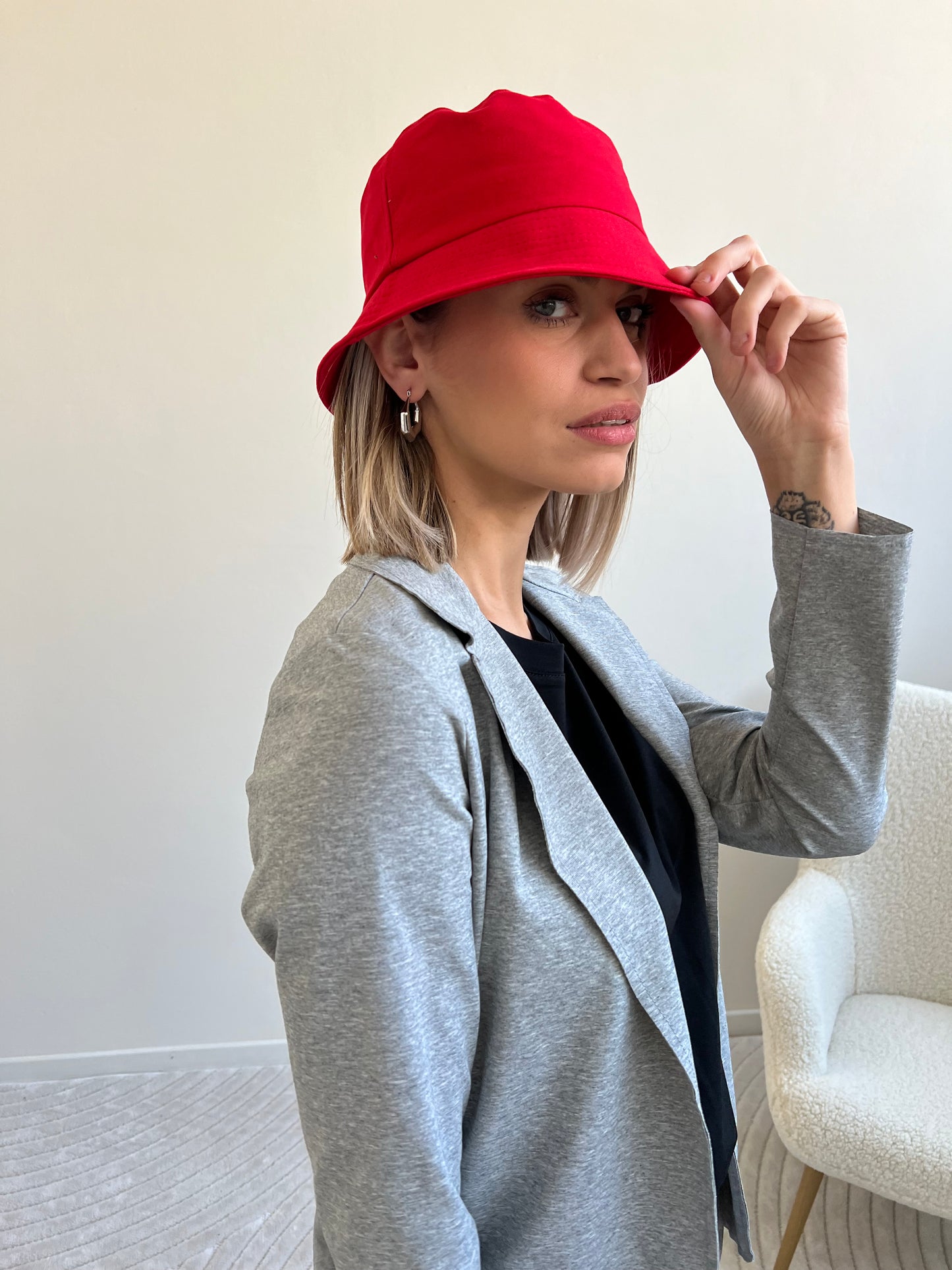 CAPPELLO PESCATORA ROSSO