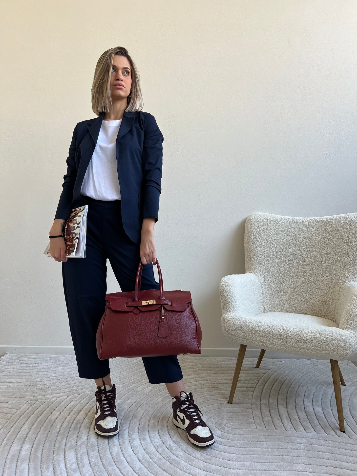LENNY TAILLEUR BLU NAVY TAGLIA M