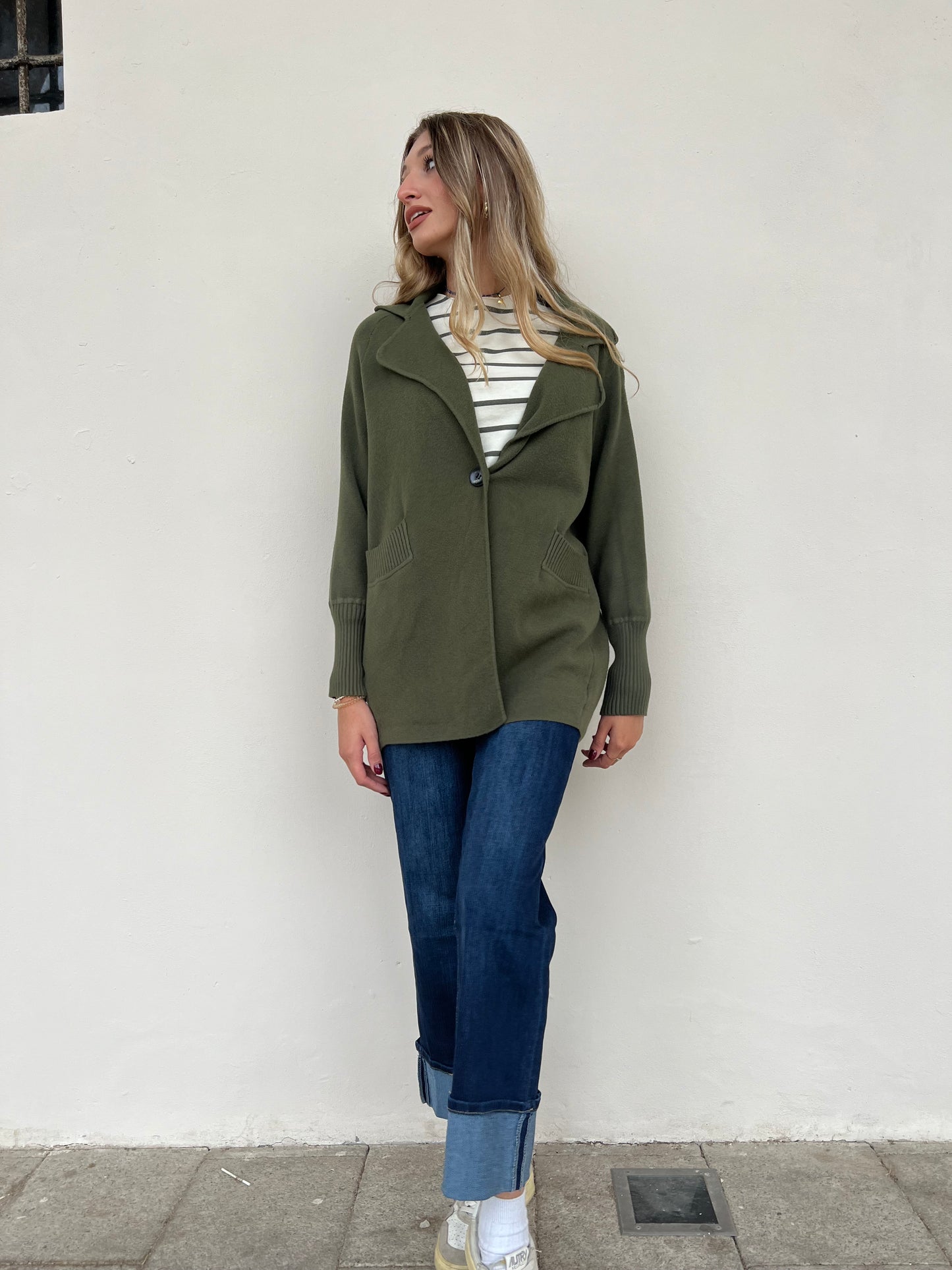 LIZ GIACCA IN MAGLIA. VAR.BOSCO