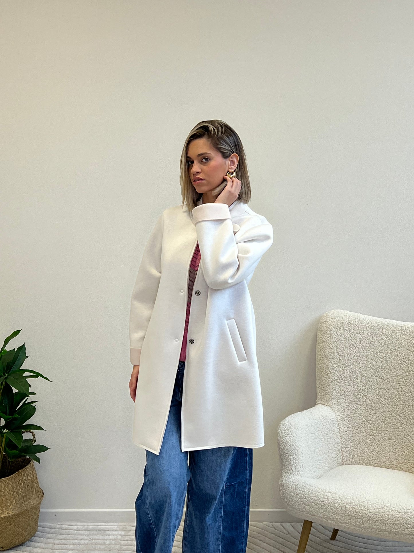 IRIS CAPPOTTINO NEOPRENE PANNA