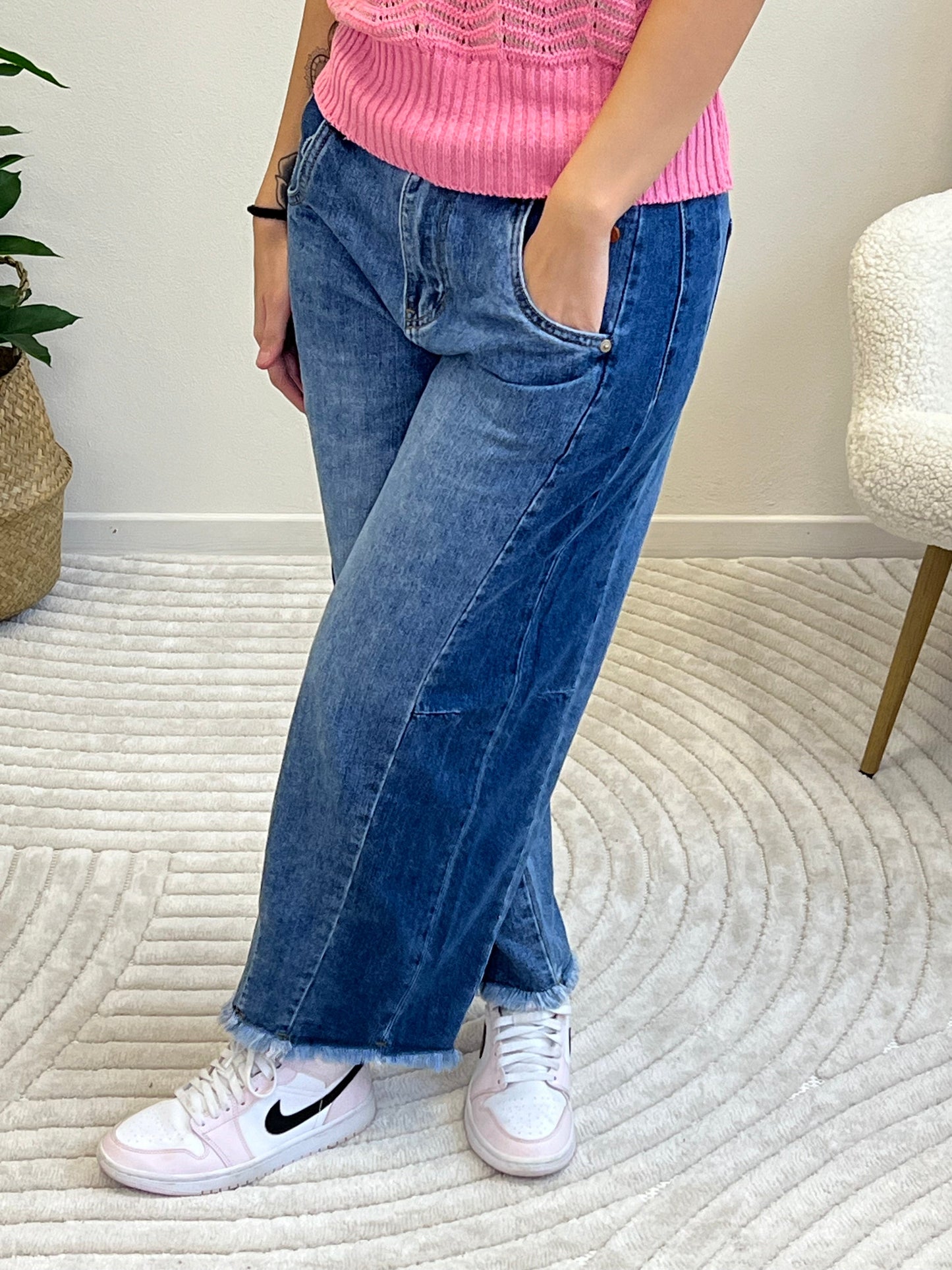 TERESA JEANS BAGGY TAGLIA S