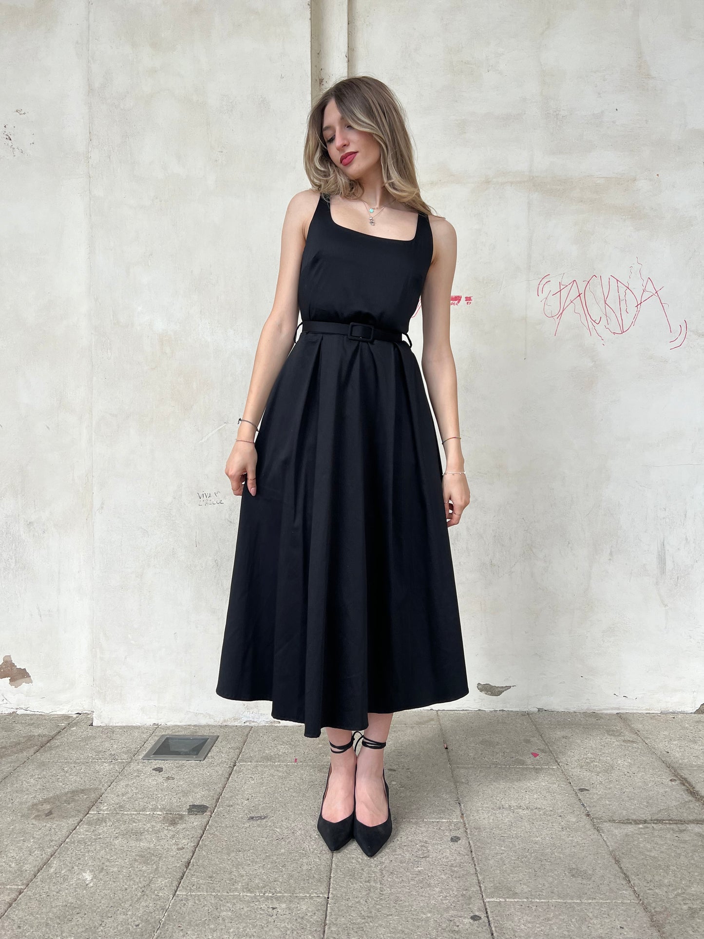 CHARLOTTE DRESS NERO tg.s