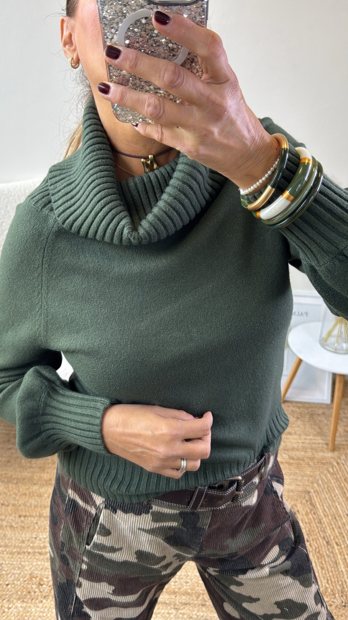 ERA MAGLIONE COLLO VERDONE