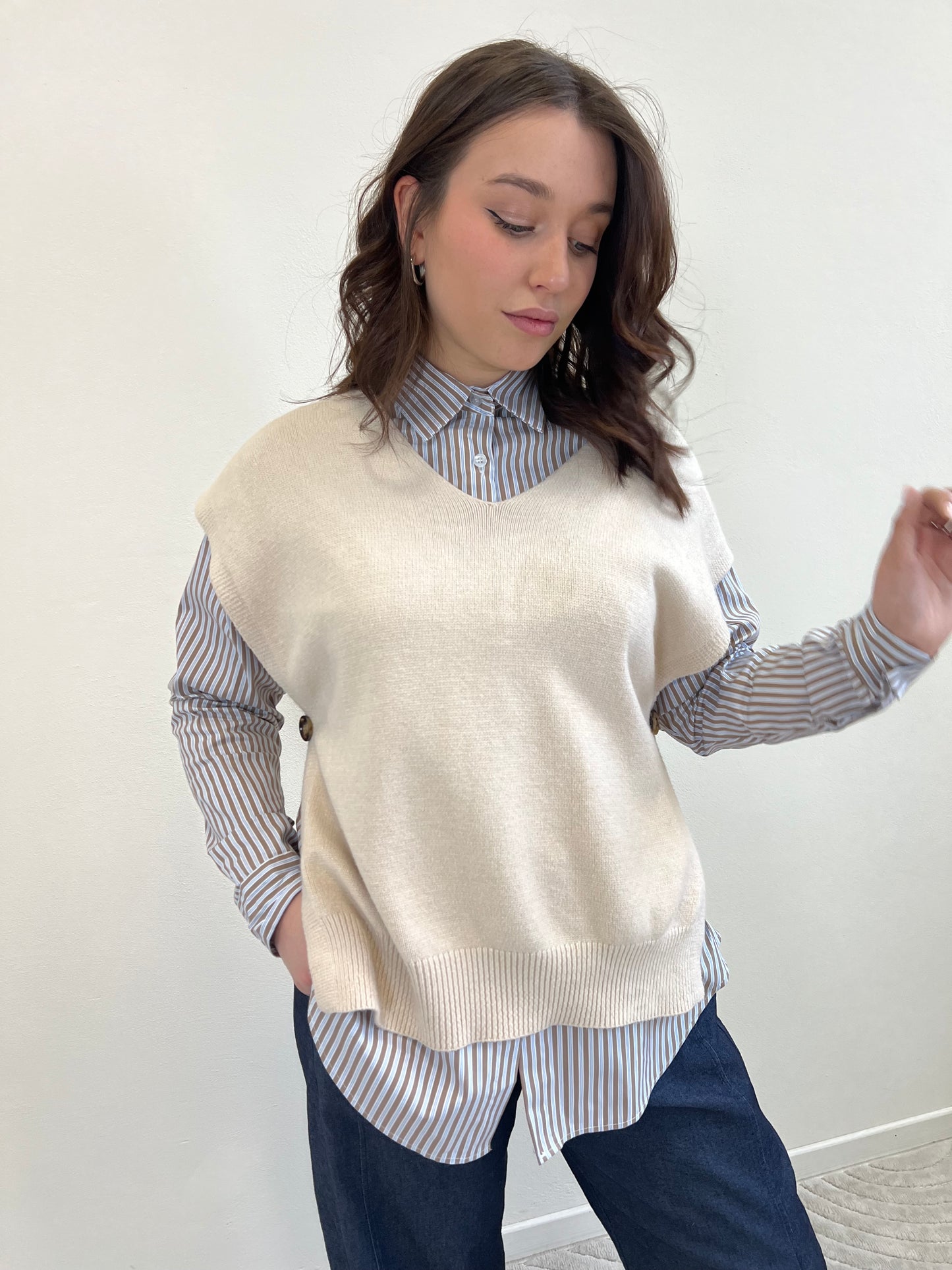 MADRID CAMICIA A RIGHE