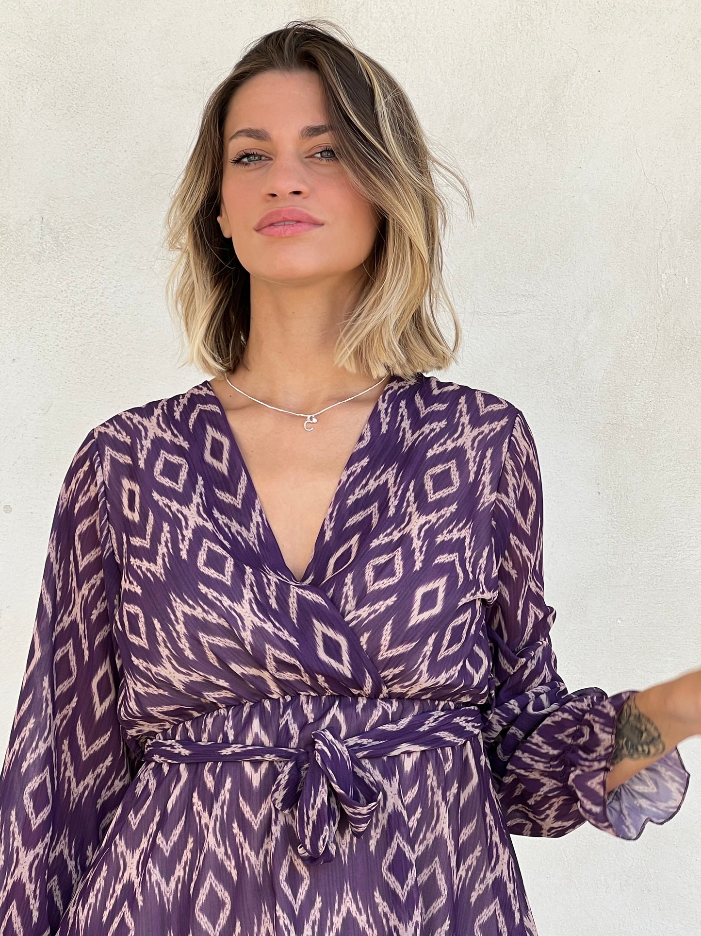 Mini dress VANIA var.Viola