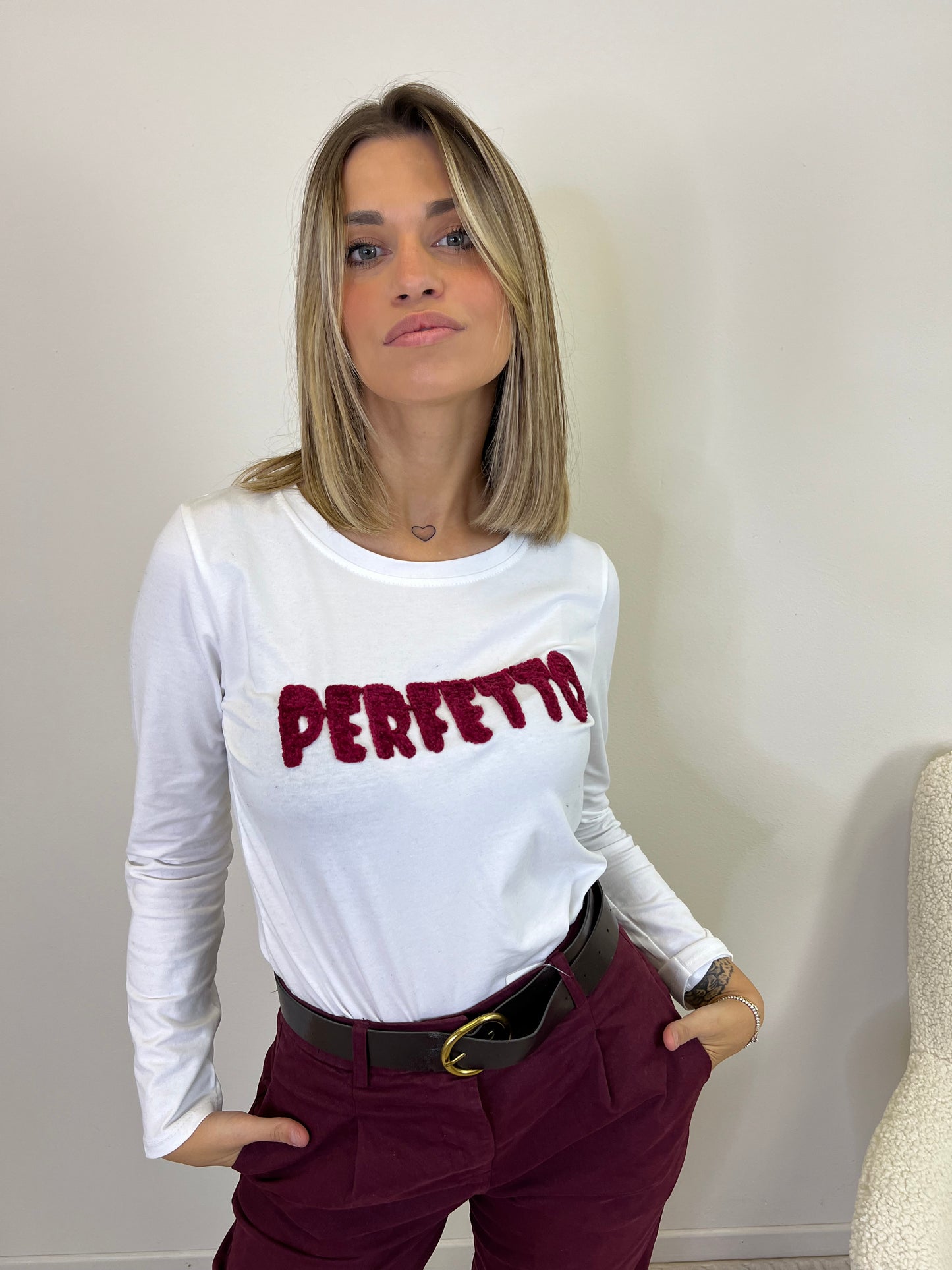 T-SHIRT MANICA LUNGA PERFETTO