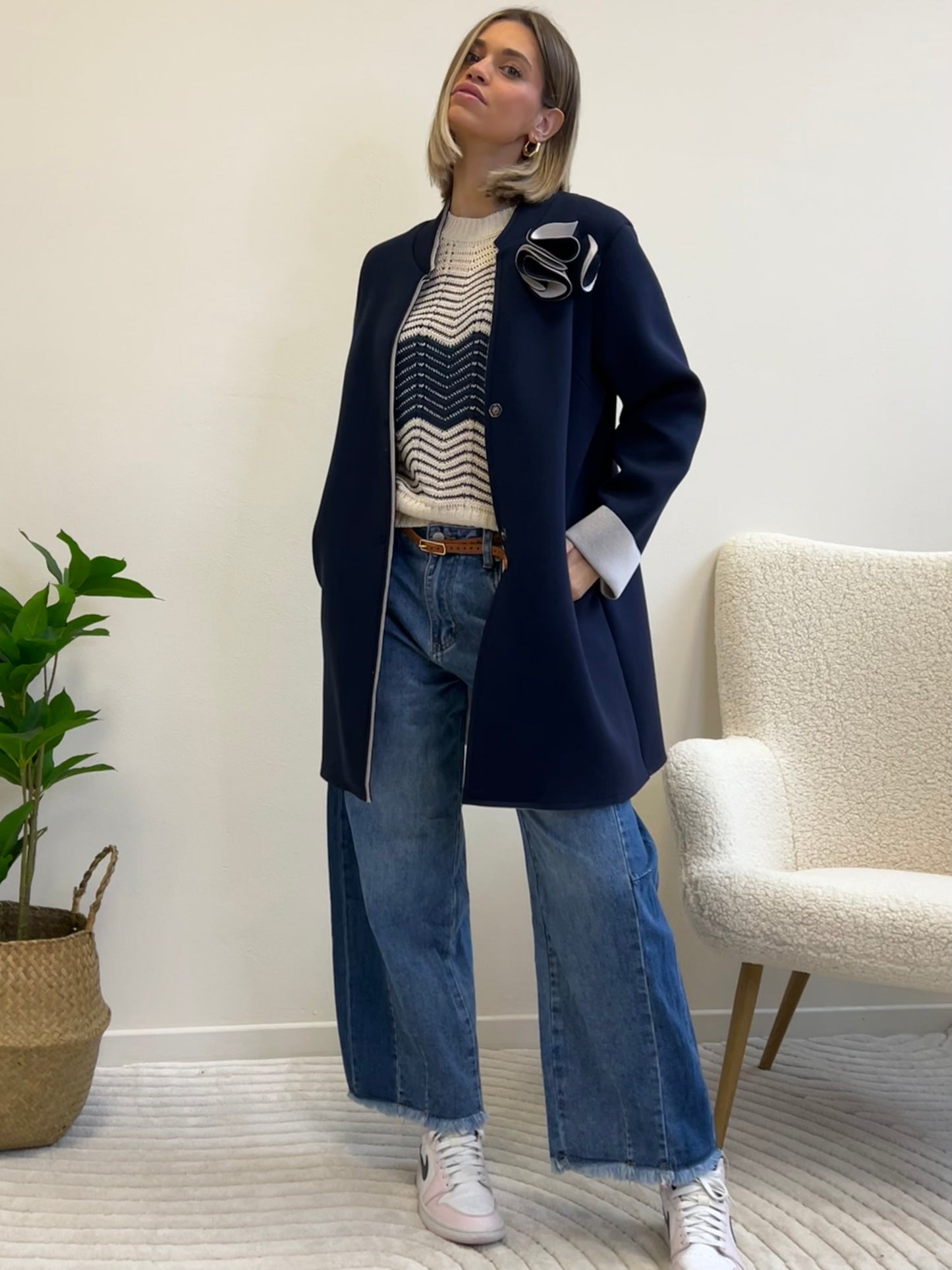 IRIS CAPPOTTINO NEOPRENE BLU