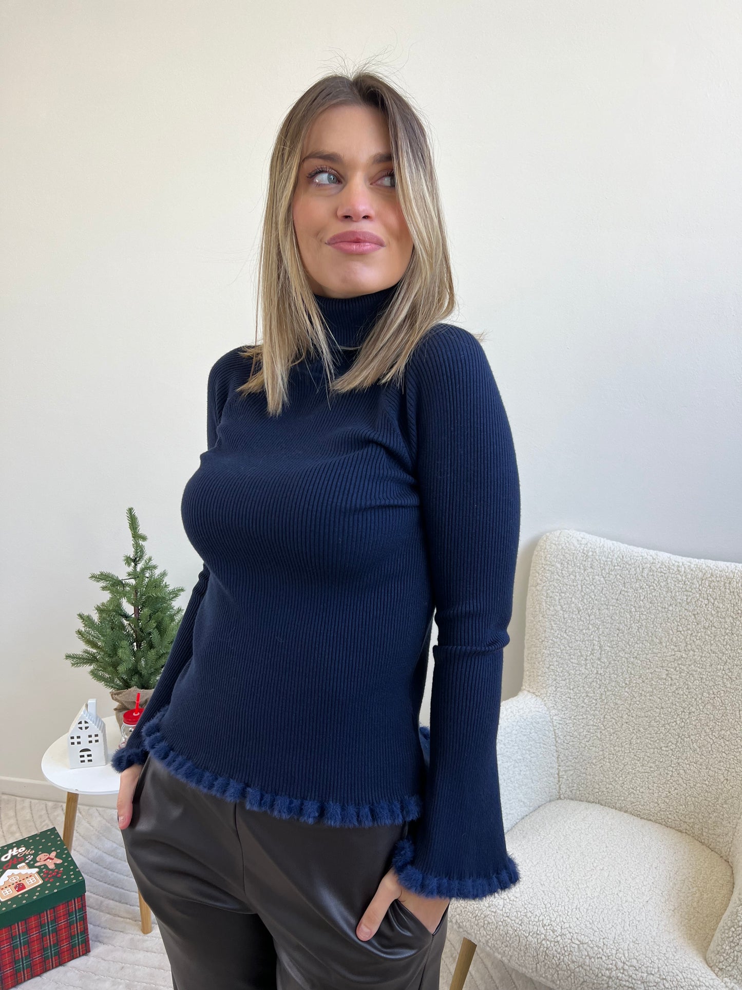 DOLCEVITA BORDI CINIGLIA BLU
