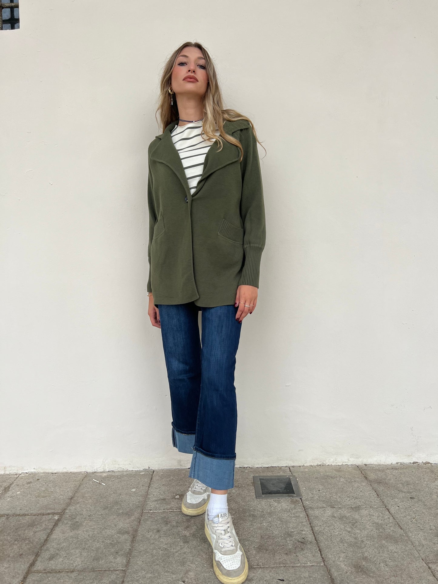 LIZ GIACCA IN MAGLIA. VAR.BOSCO