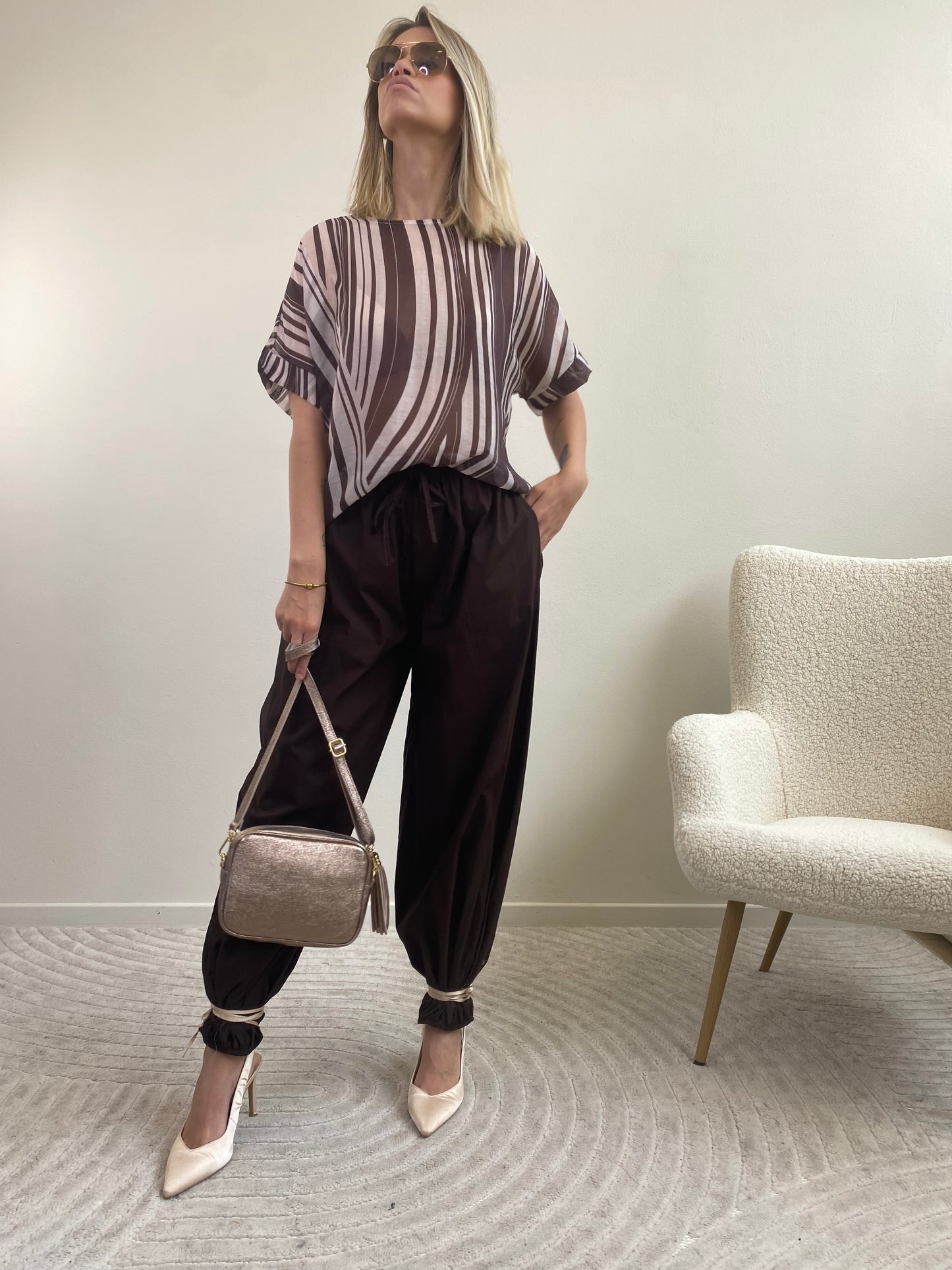 PANTALONE ALADINO CIOCCOLATO