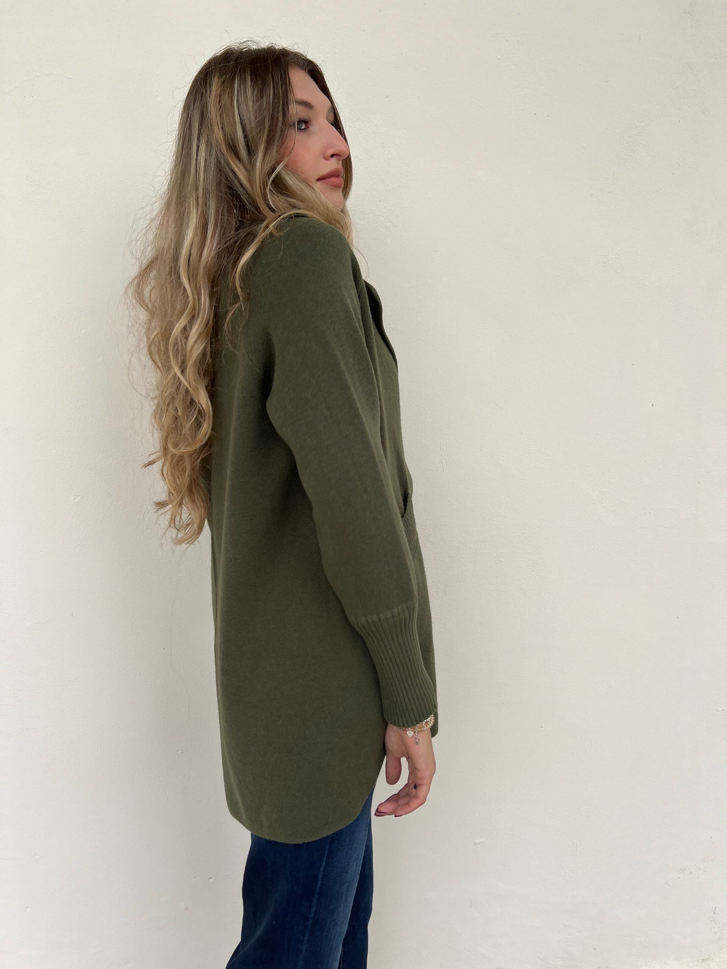 LIZ GIACCA IN MAGLIA. VAR.BOSCO