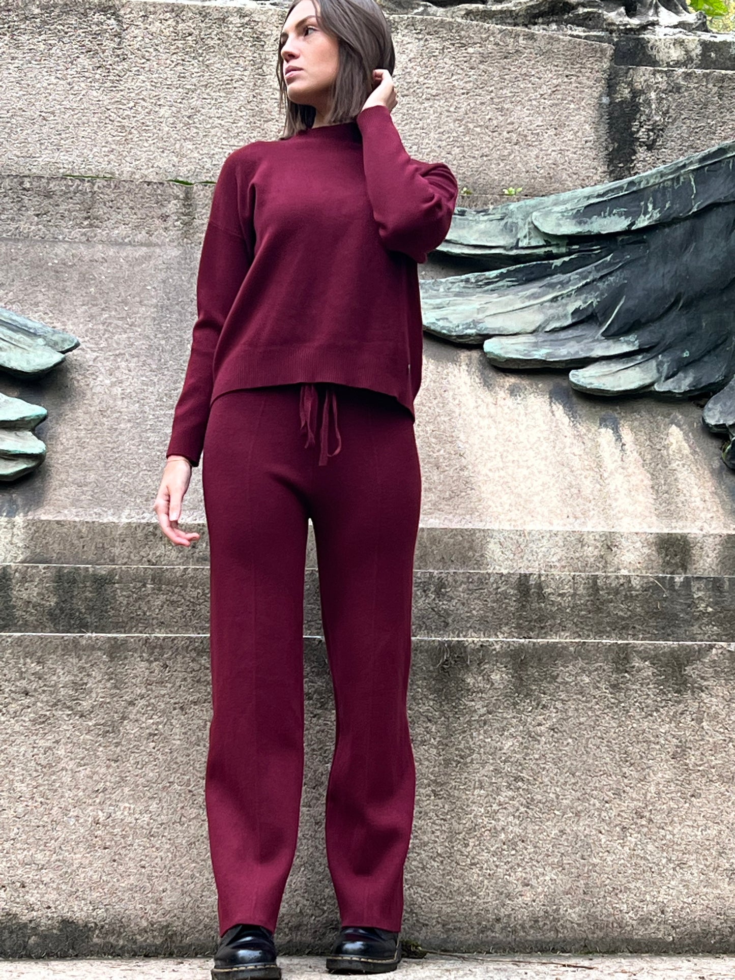 COPENAGHEN SET TUTA BURGUNDY