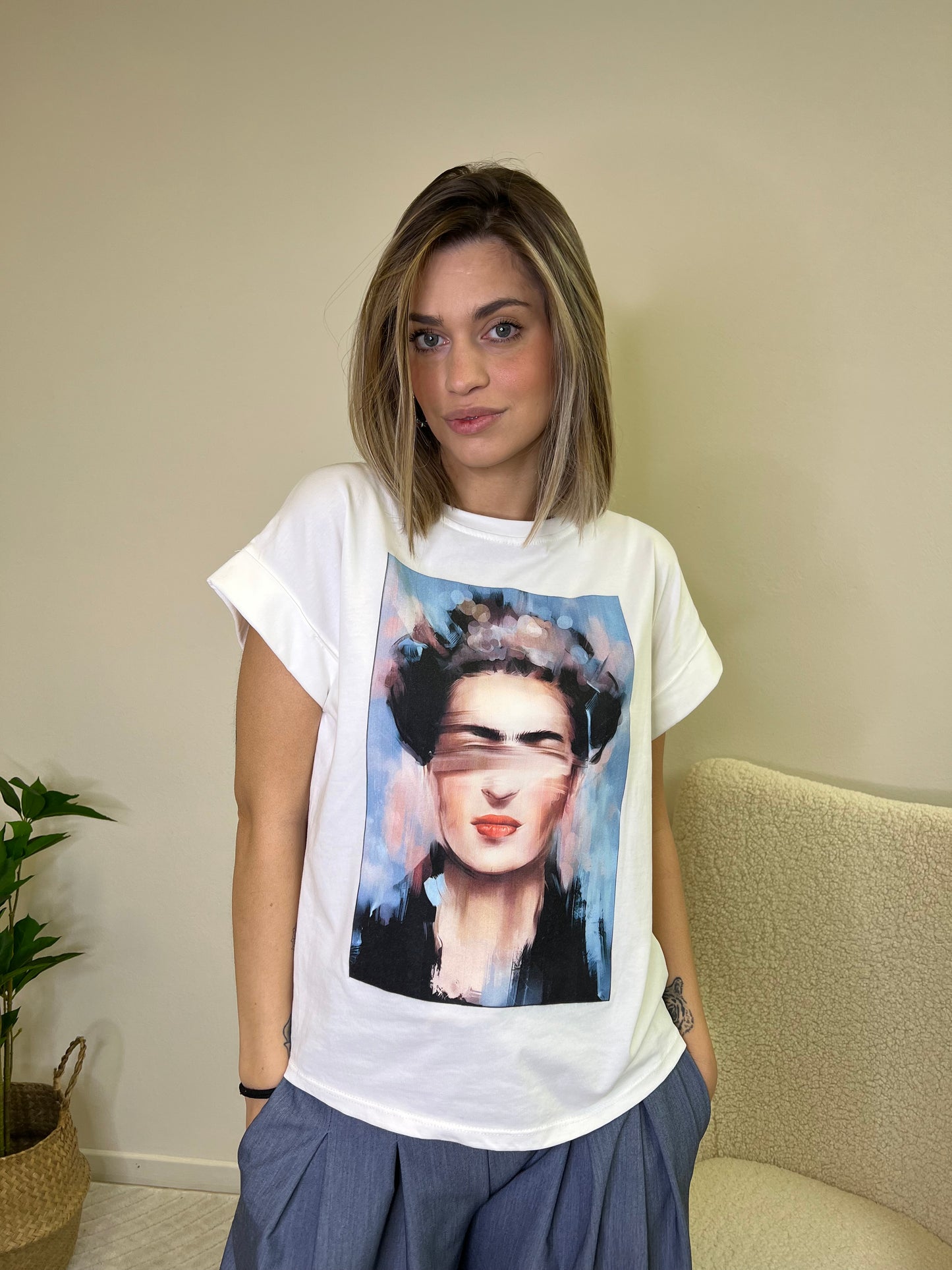 FRIDA T.shirt bianca