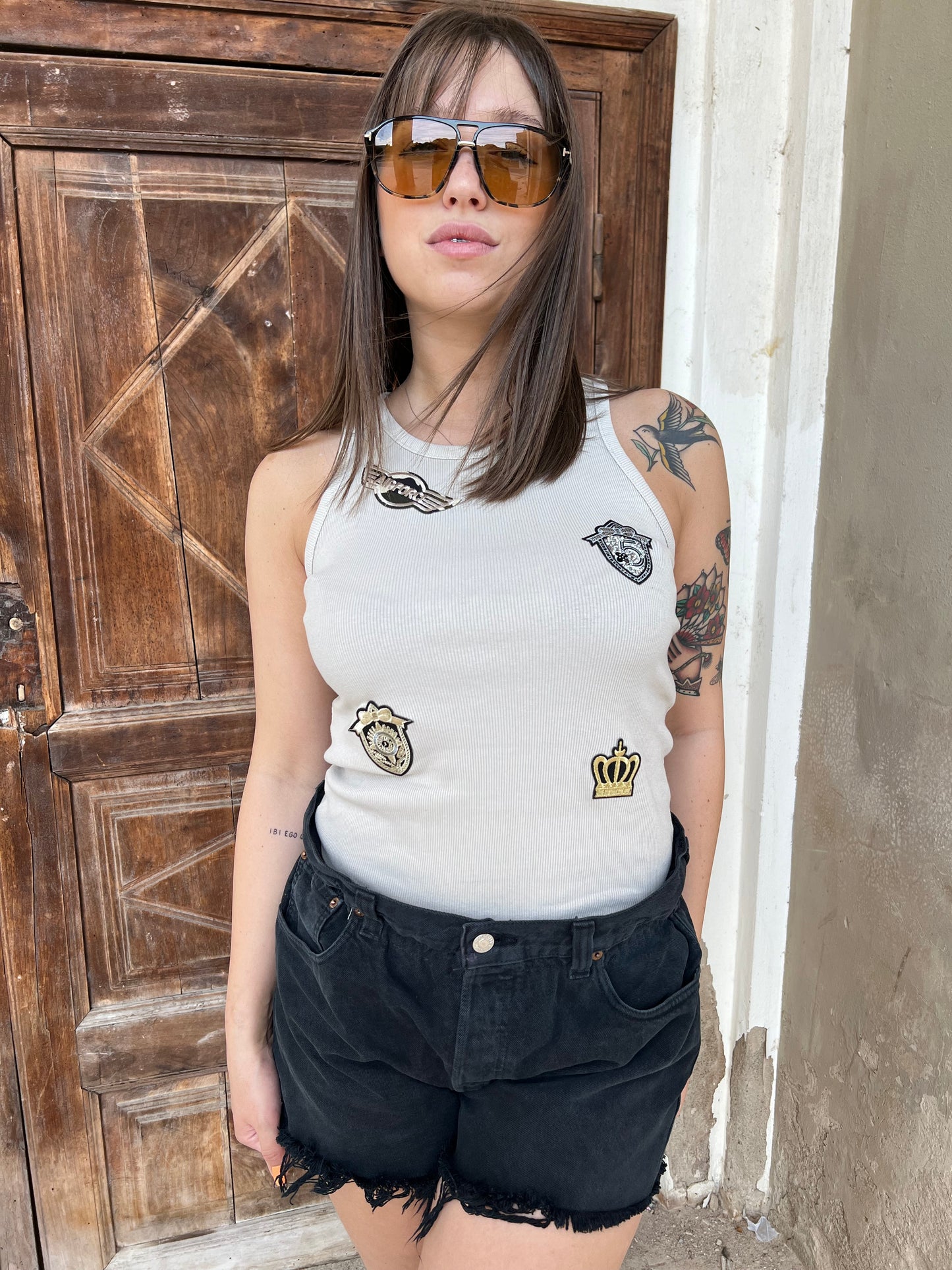 CANOTTA A COSTINE PATCH VAR.BEIGE