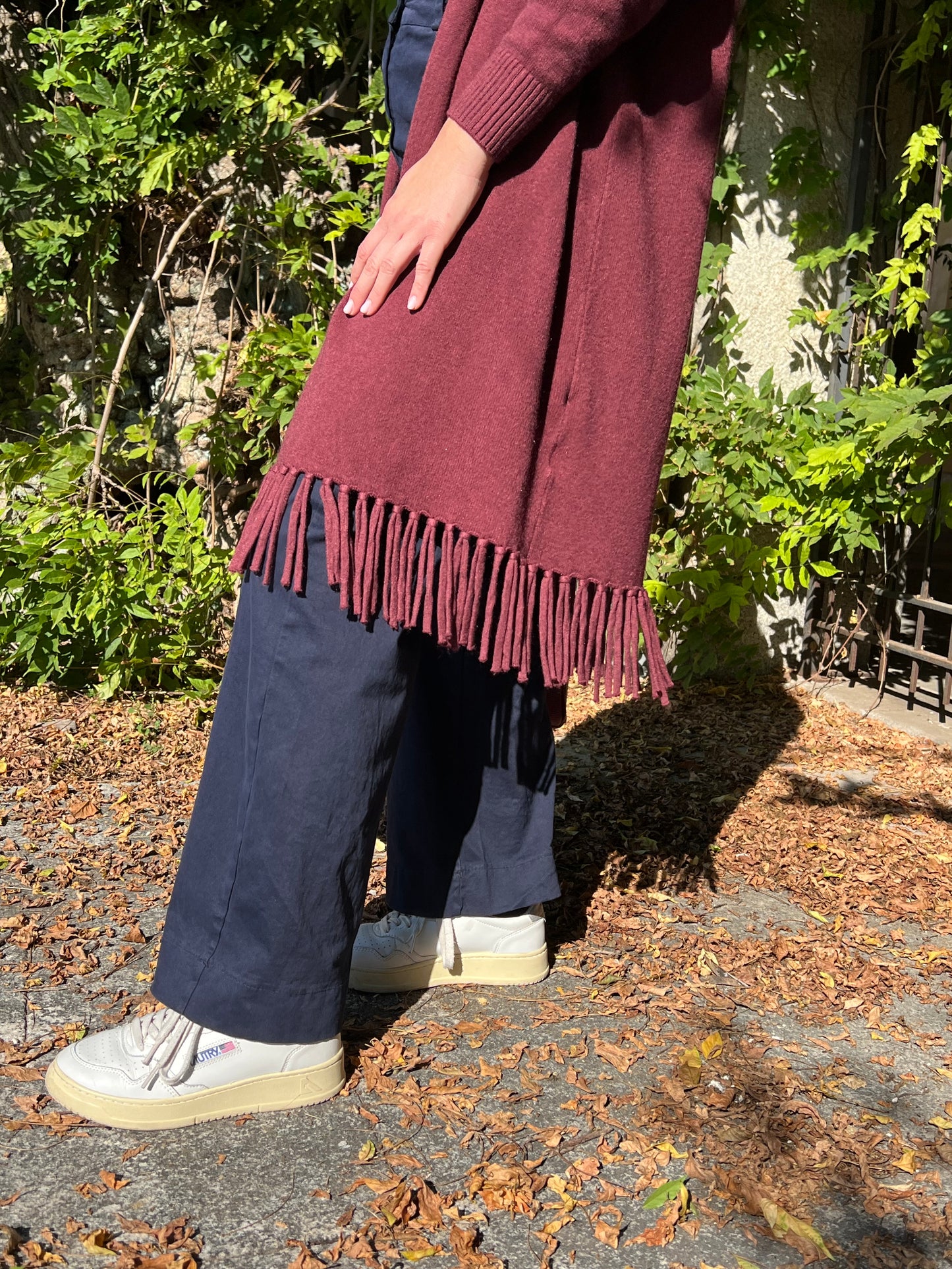 ARIZONA MAXI - CARDIGAN BORDEAUX