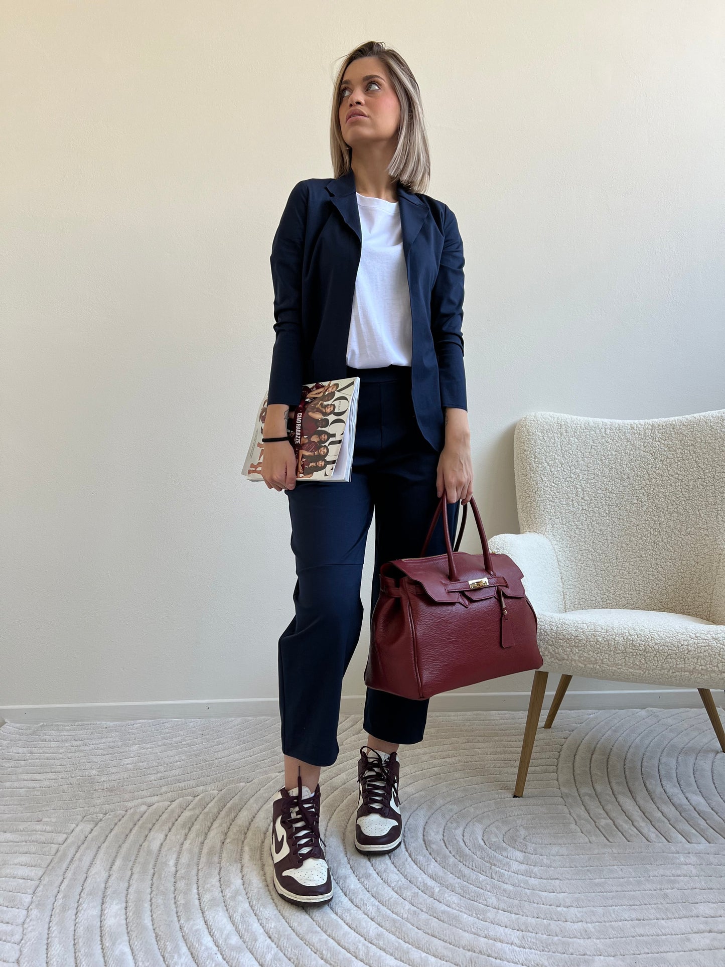 LENNY TAILLEUR BLU NAVY TAGLIA M