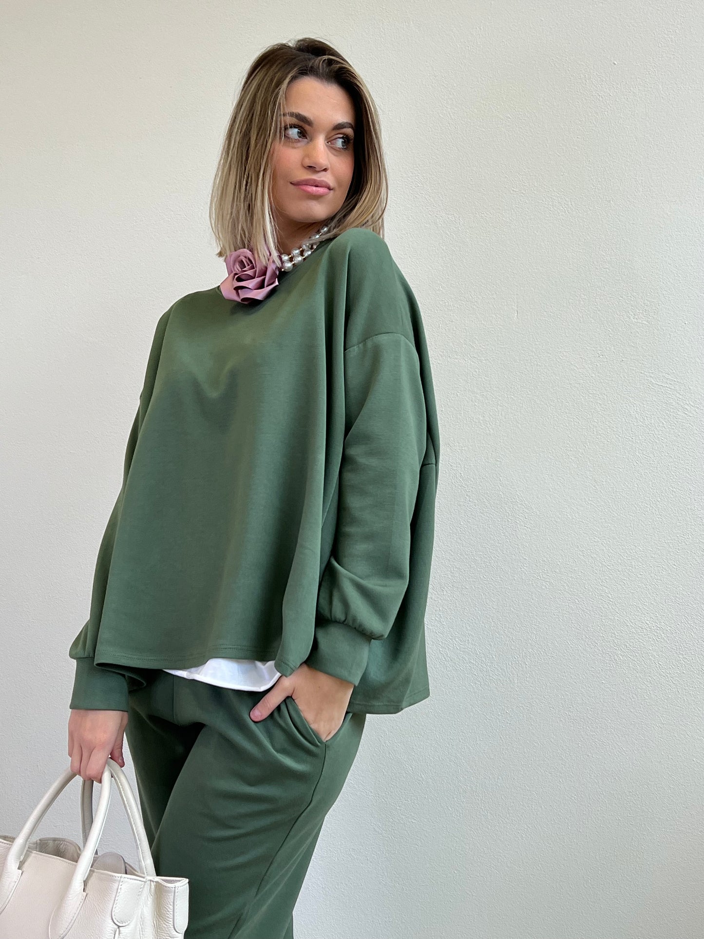 MILA SET TUTA VERDE CACTUS