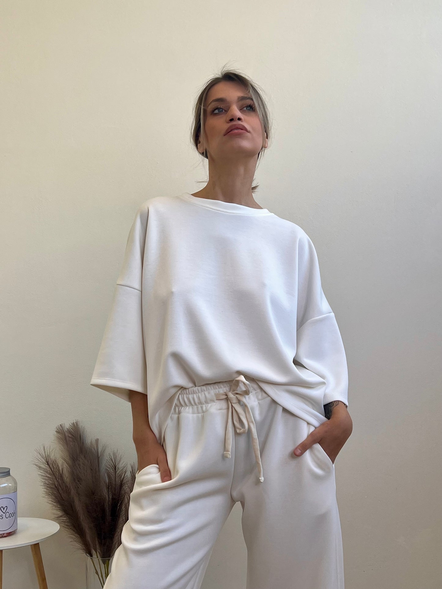 PANTALONE SOFT TOUCH EMILIE PANNA