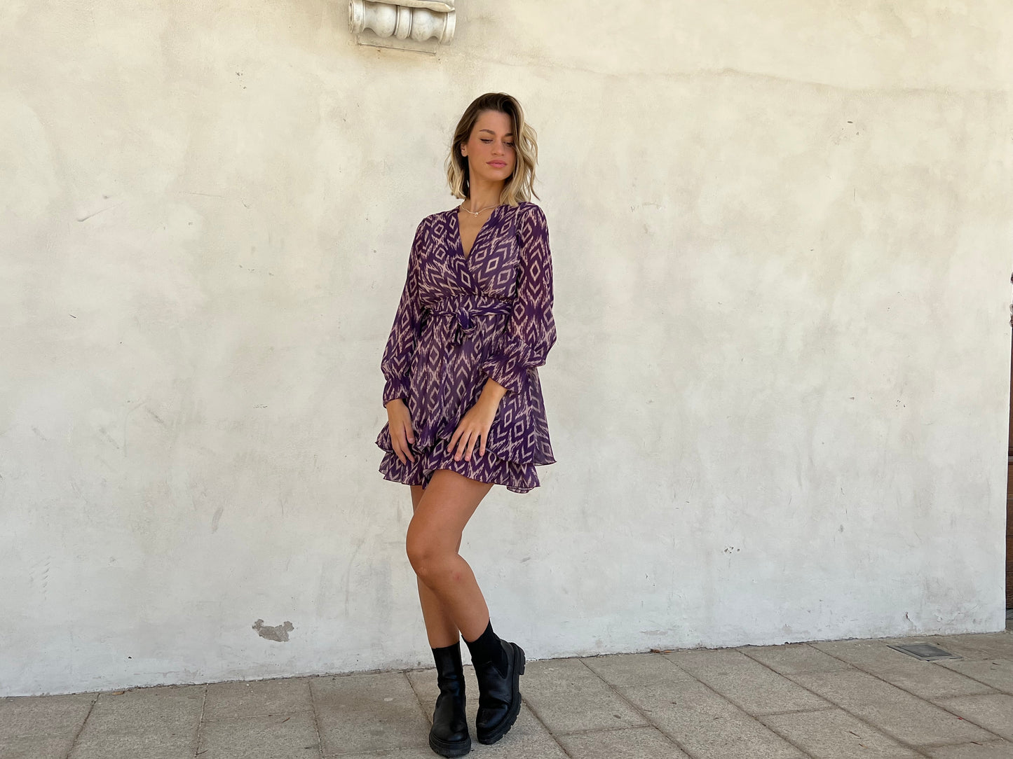 Mini dress VANIA var.Viola