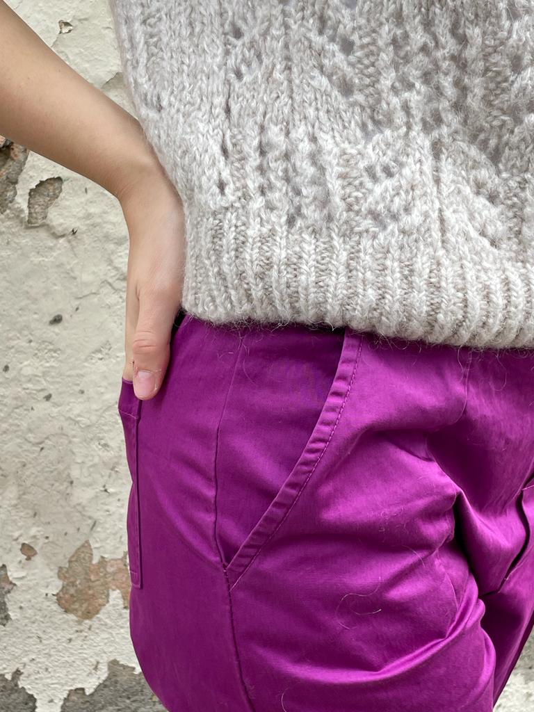 Pantalone mom fit