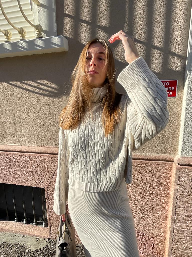 Coordinato in maglia