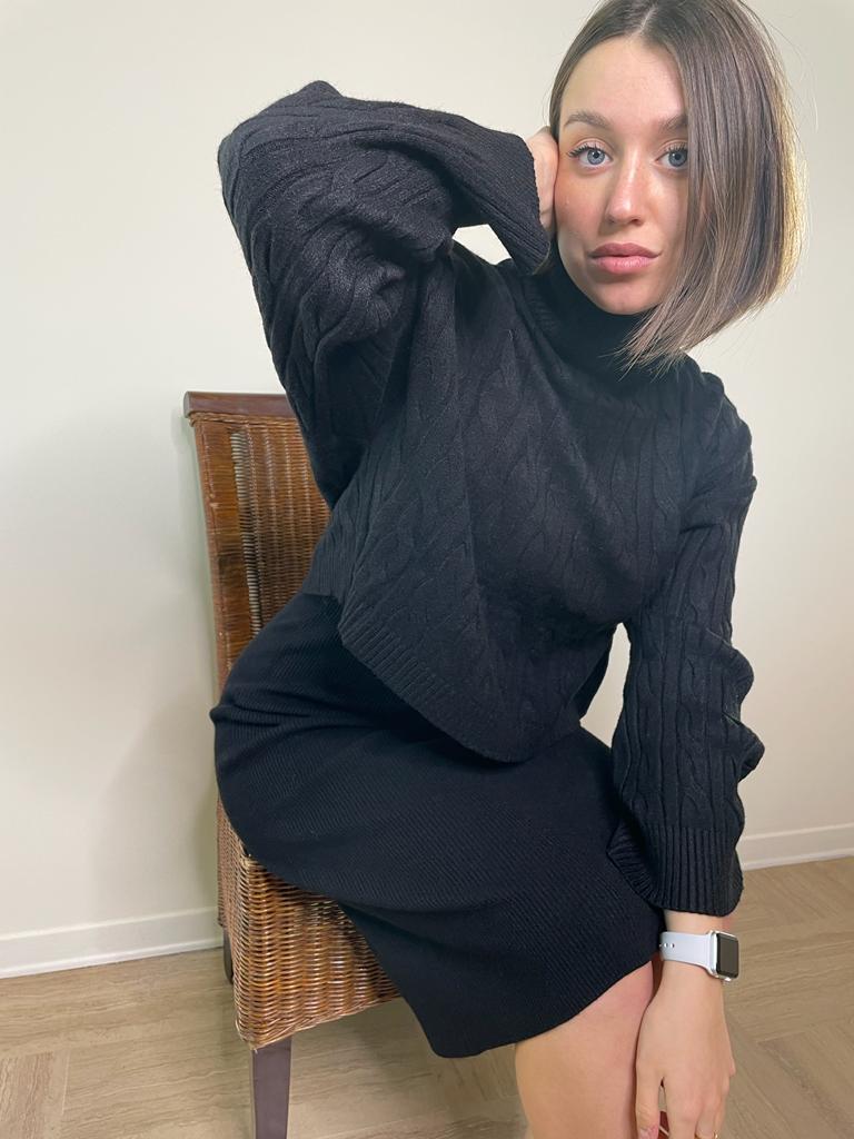 Coordinato in maglia