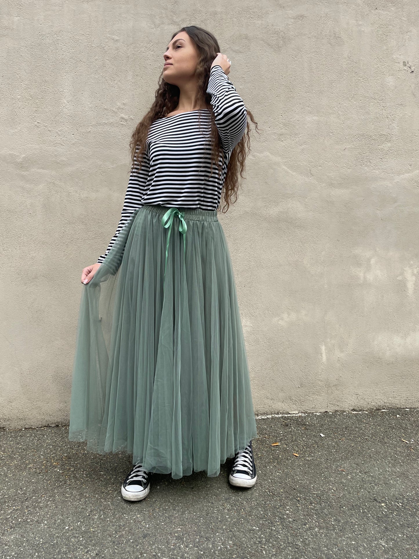 Maglia basic a righe