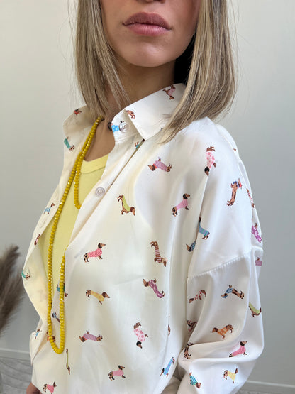 CAMICIA BASSOTTI PANNA